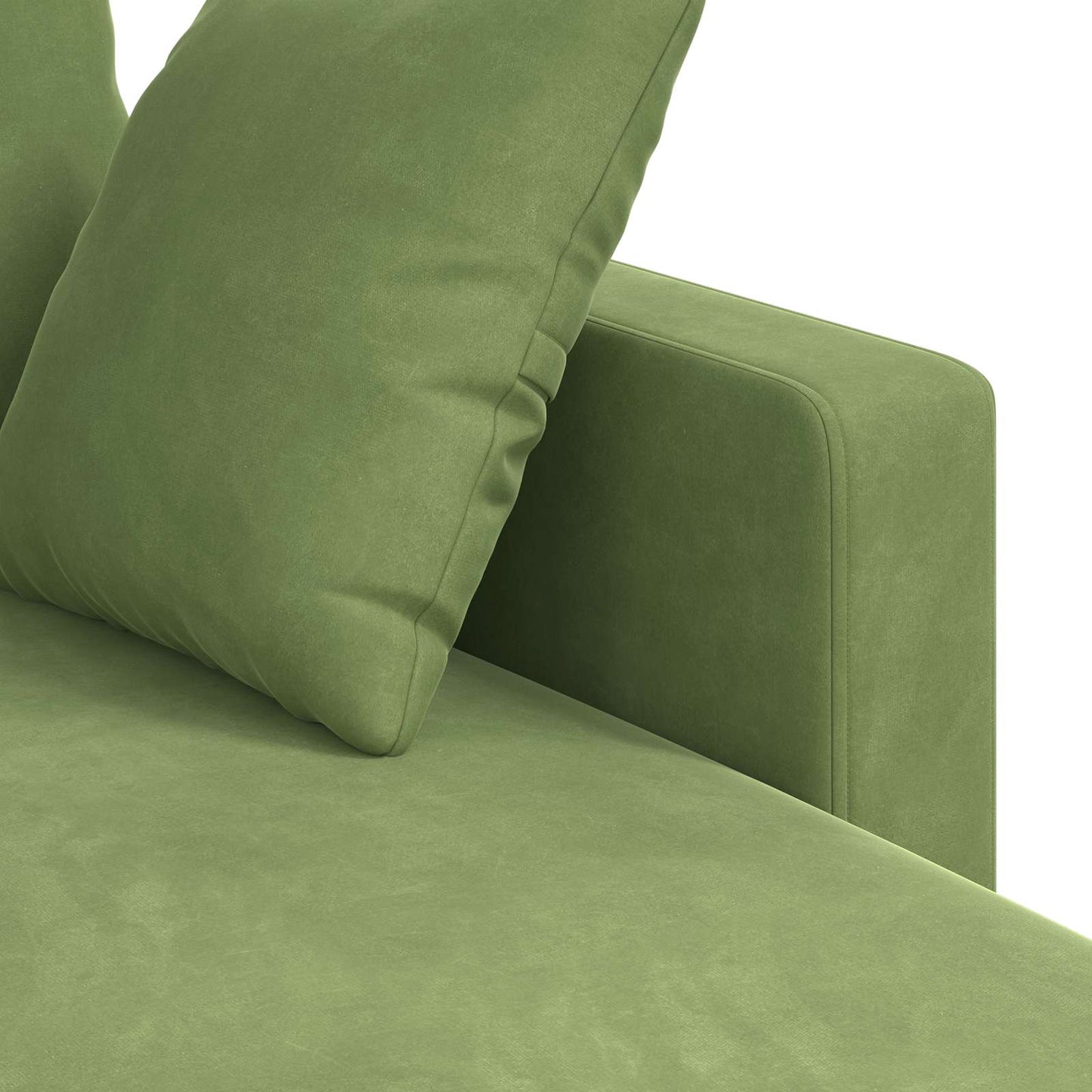 Sofa Hellgrün 178 x 134 x 80 cm Samt