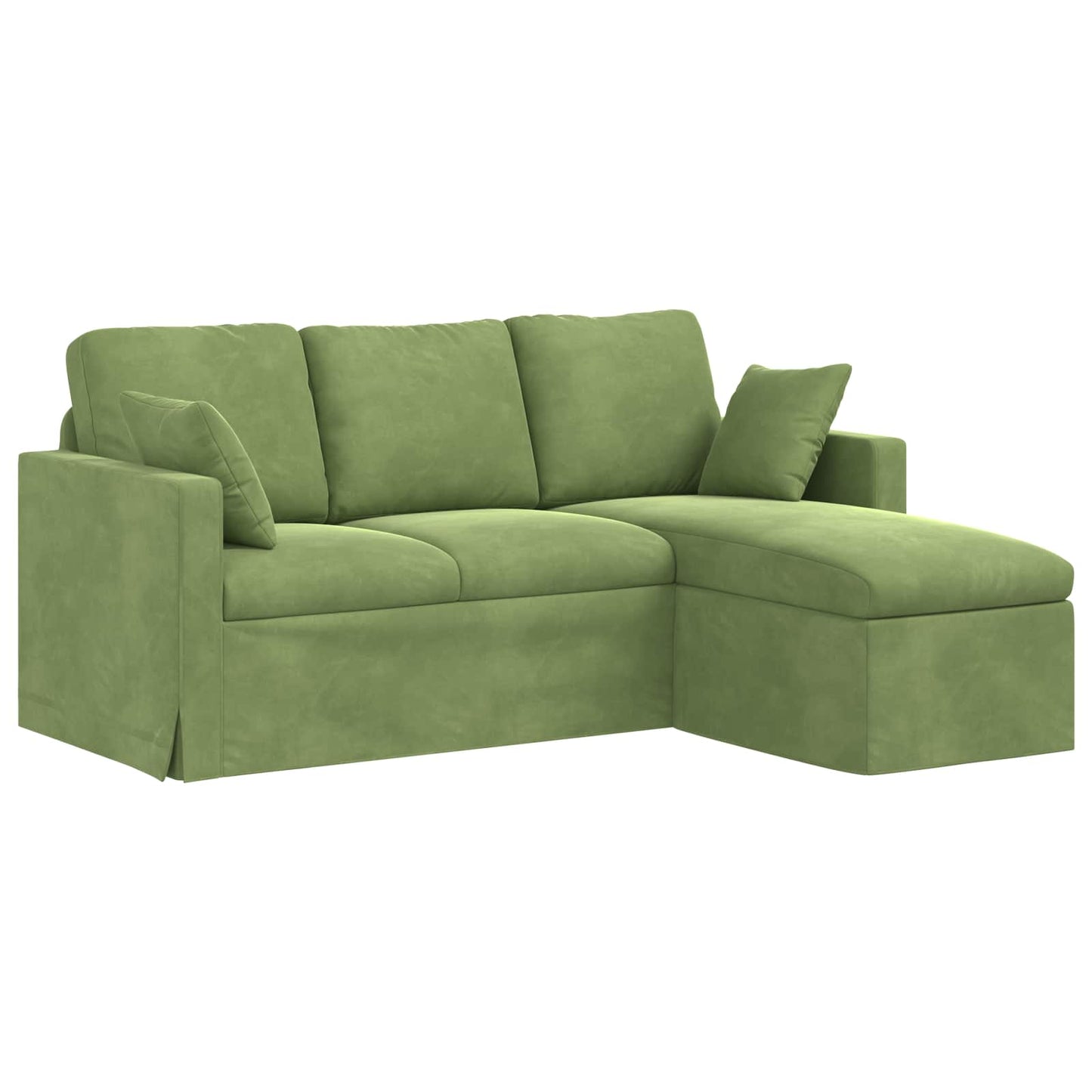 Sofa Hellgrün 178 x 134 x 80 cm Samt