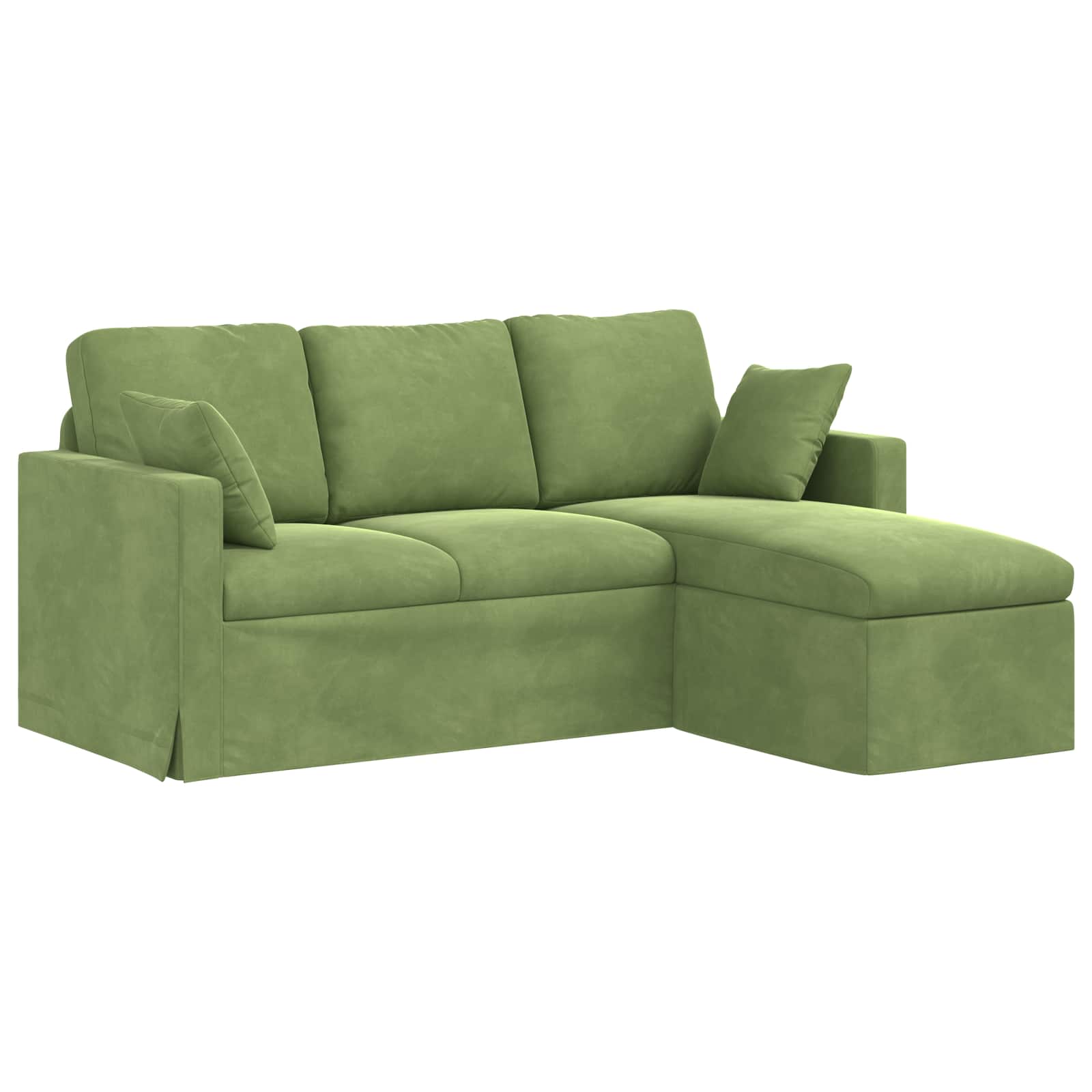 Sofa Hellgrün 178 x 134 x 80 cm Samt