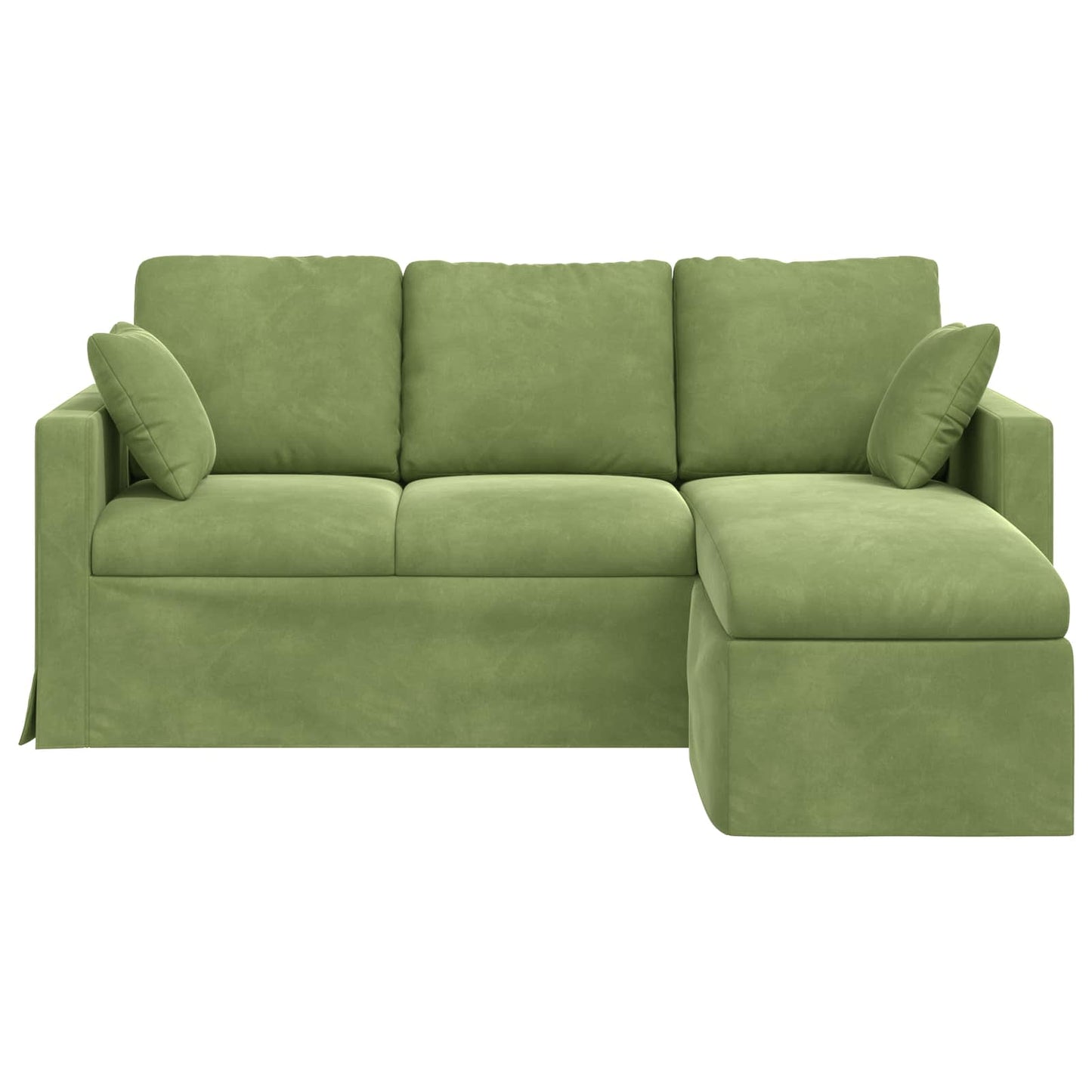 Sofa Hellgrün 178 x 134 x 80 cm Samt