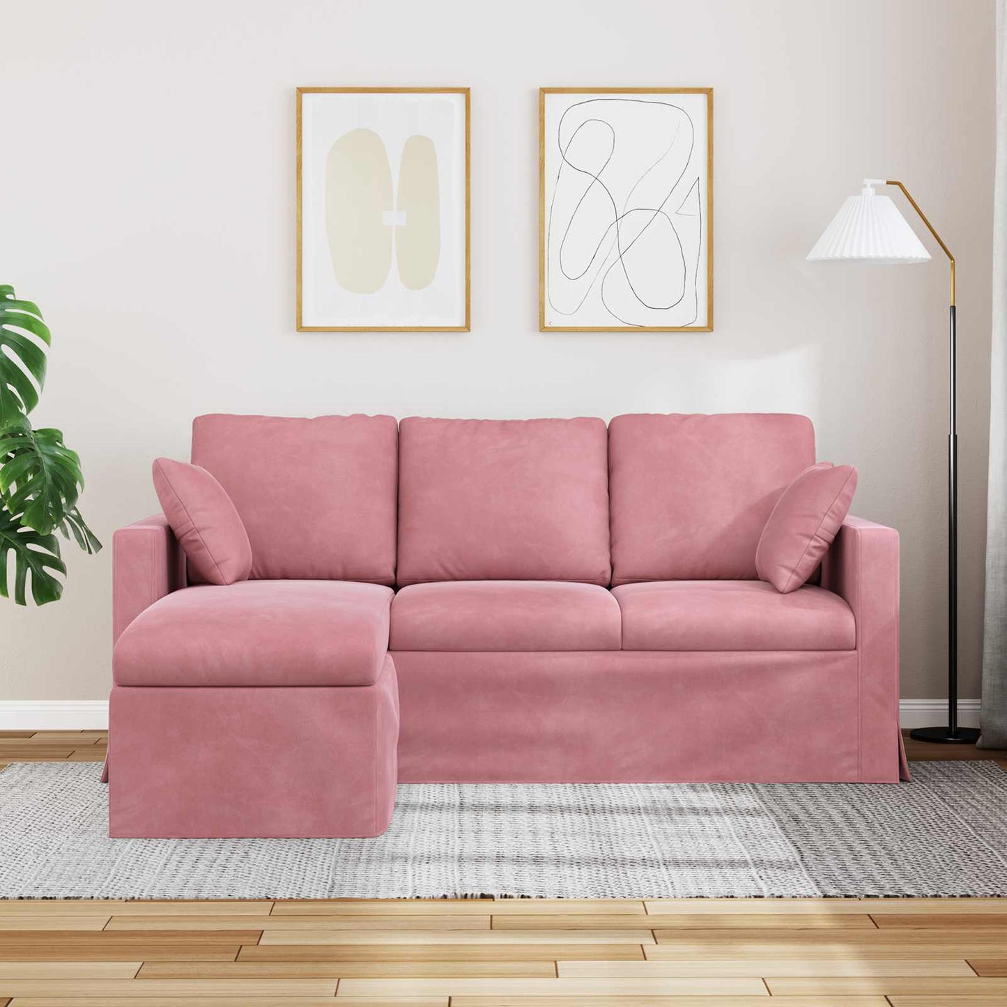 Sofa Rosa 178 x 134 x 80 cm Samt