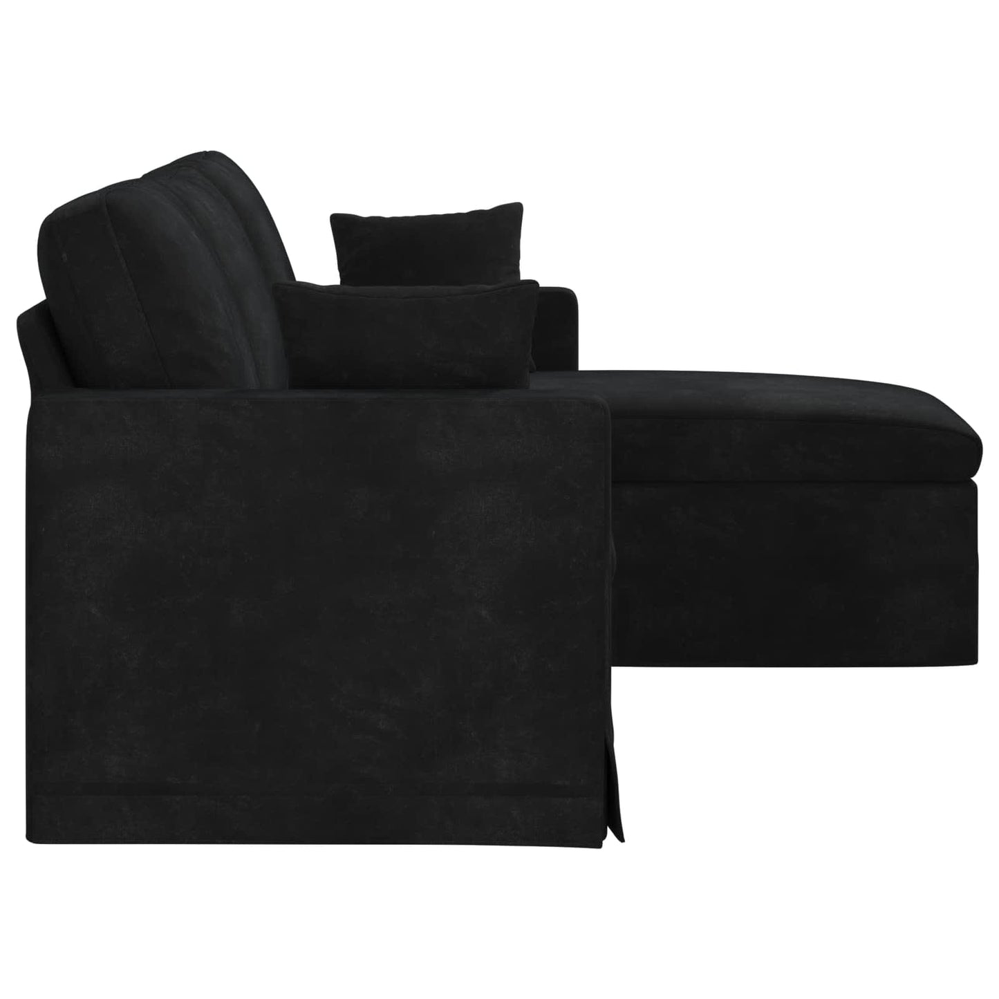 Sofa Schwarz 178 x 134 x 80 cm Samt