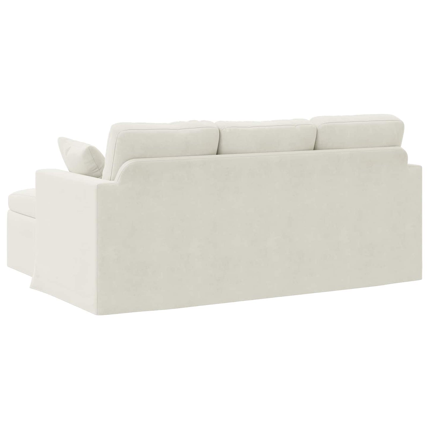 Sofa Creme 178 x 134 x 80 cm Samt