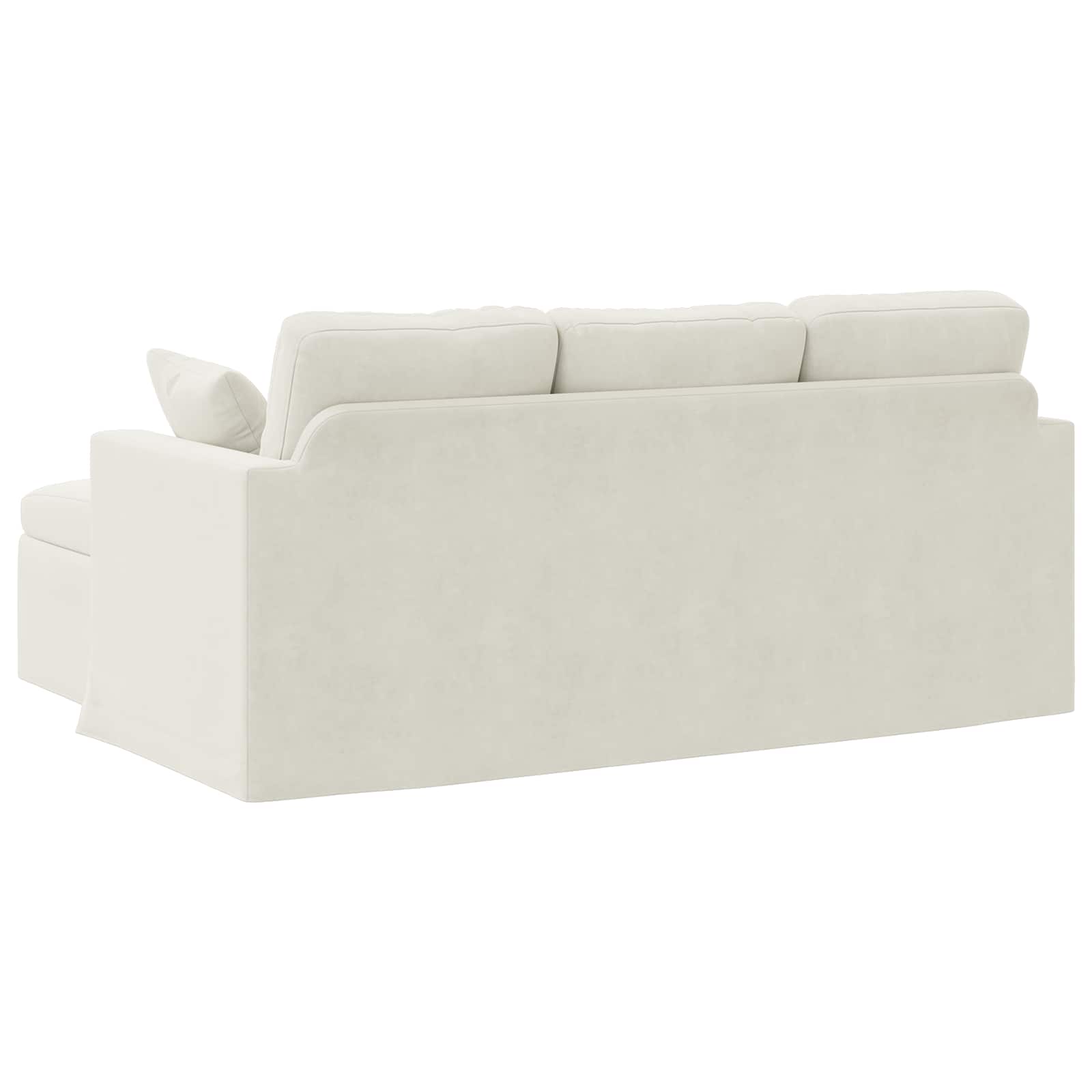 Sofa Creme 178 x 134 x 80 cm Samt