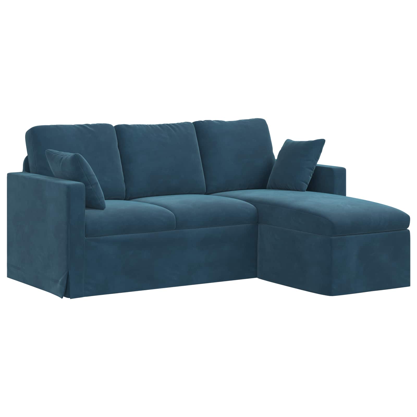 Sofa Blau 178 x 134 x 80 cm Samt