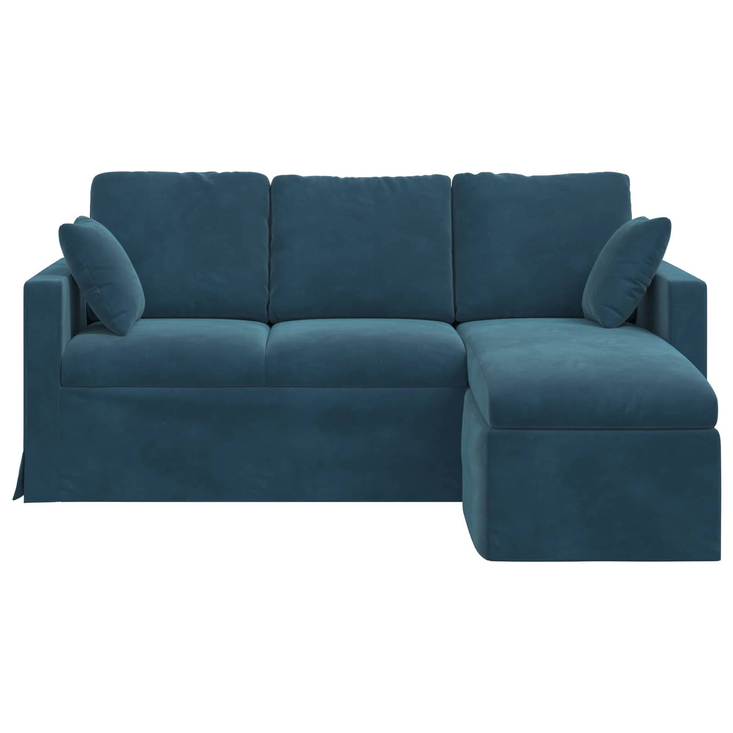Sofa Blau 178 x 134 x 80 cm Samt