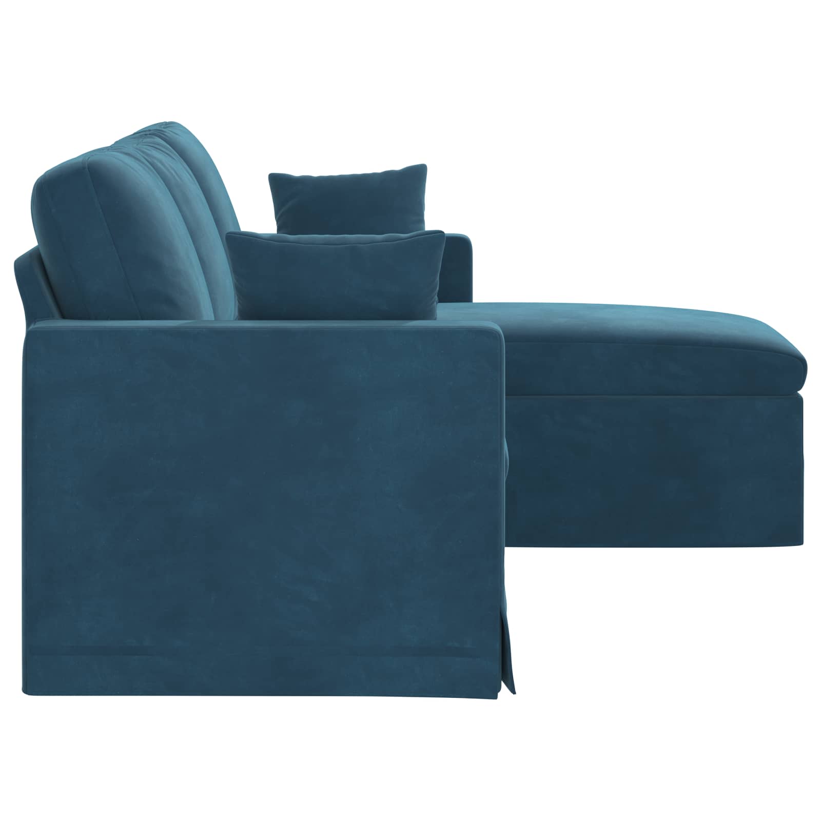 Sofa Blau 178 x 134 x 80 cm Samt
