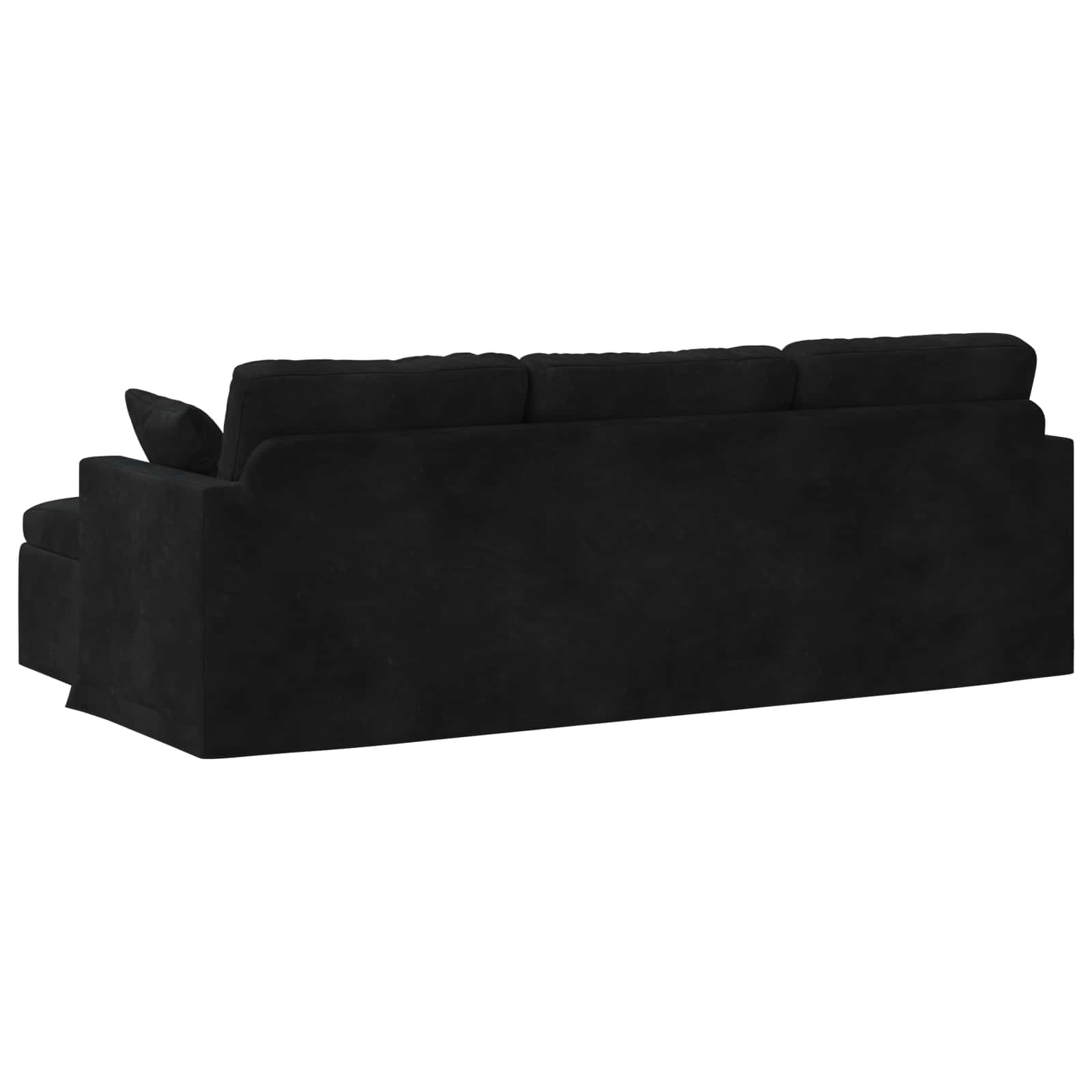 Sofa Schwarz 228 x 134 x 80 cm Samt