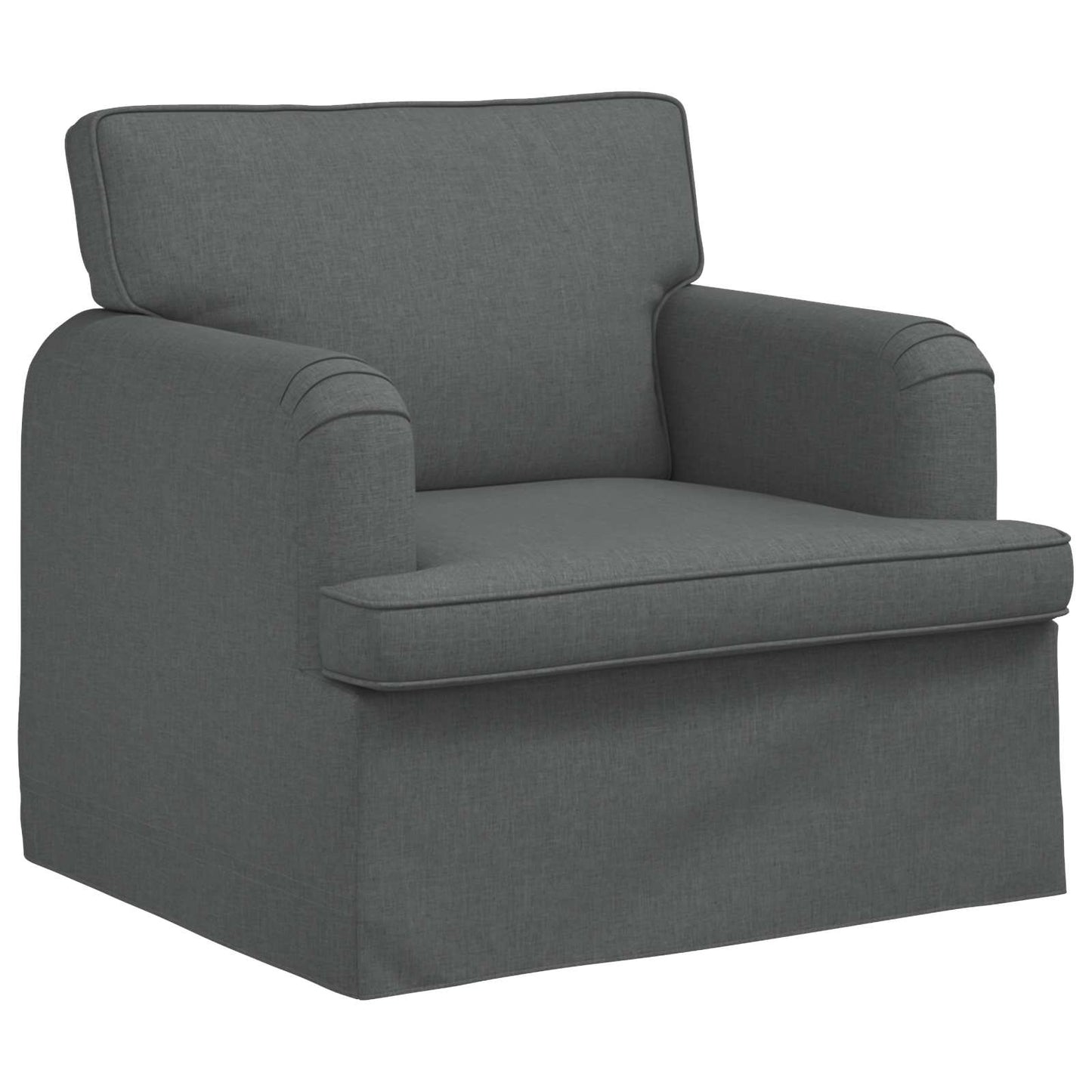 Sofa Dunkelgrau 84 x 80 x 85 cm Stoff