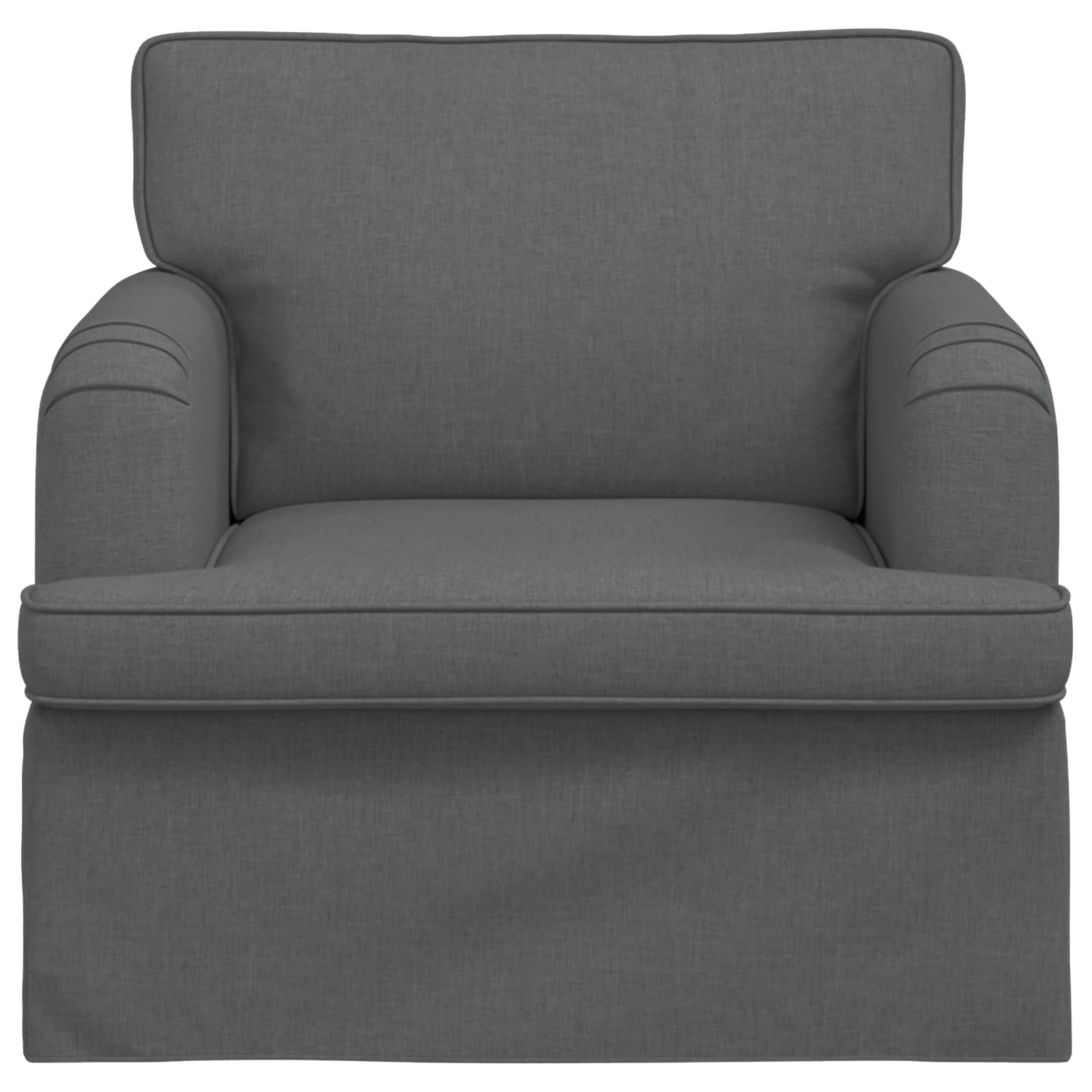 Sofa Dunkelgrau 84 x 80 x 85 cm Stoff