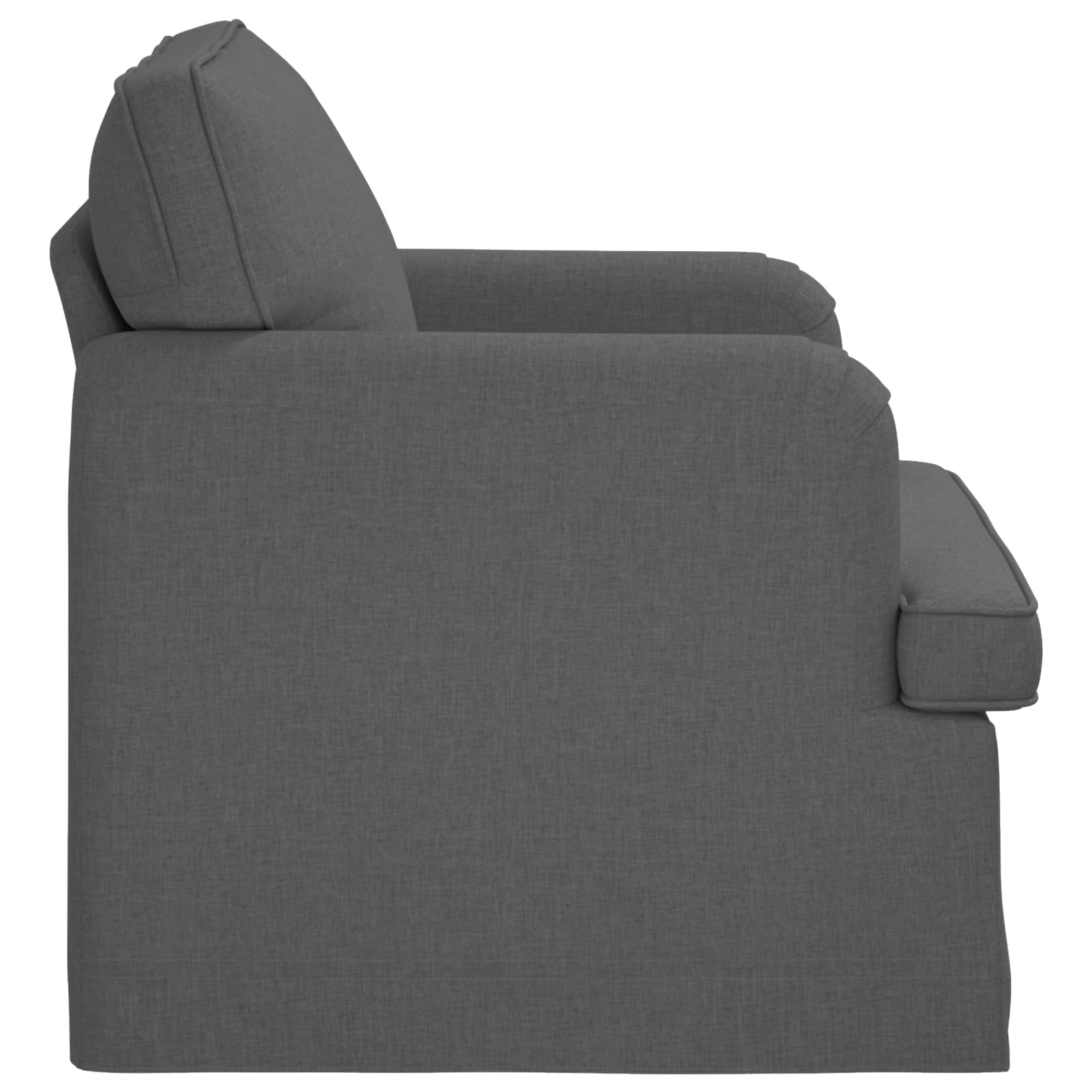Sofa Dunkelgrau 84 x 80 x 85 cm Stoff
