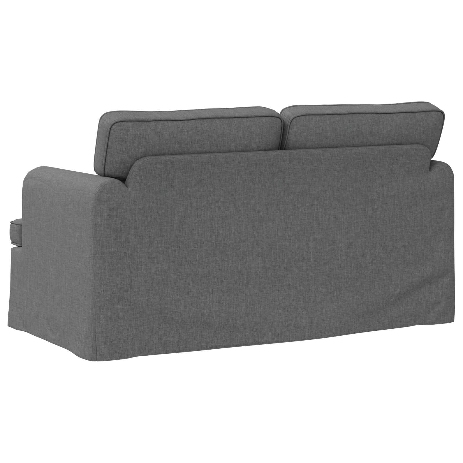 Sofa Dunkelgrau 144 x 80 x 85 cm Stoff