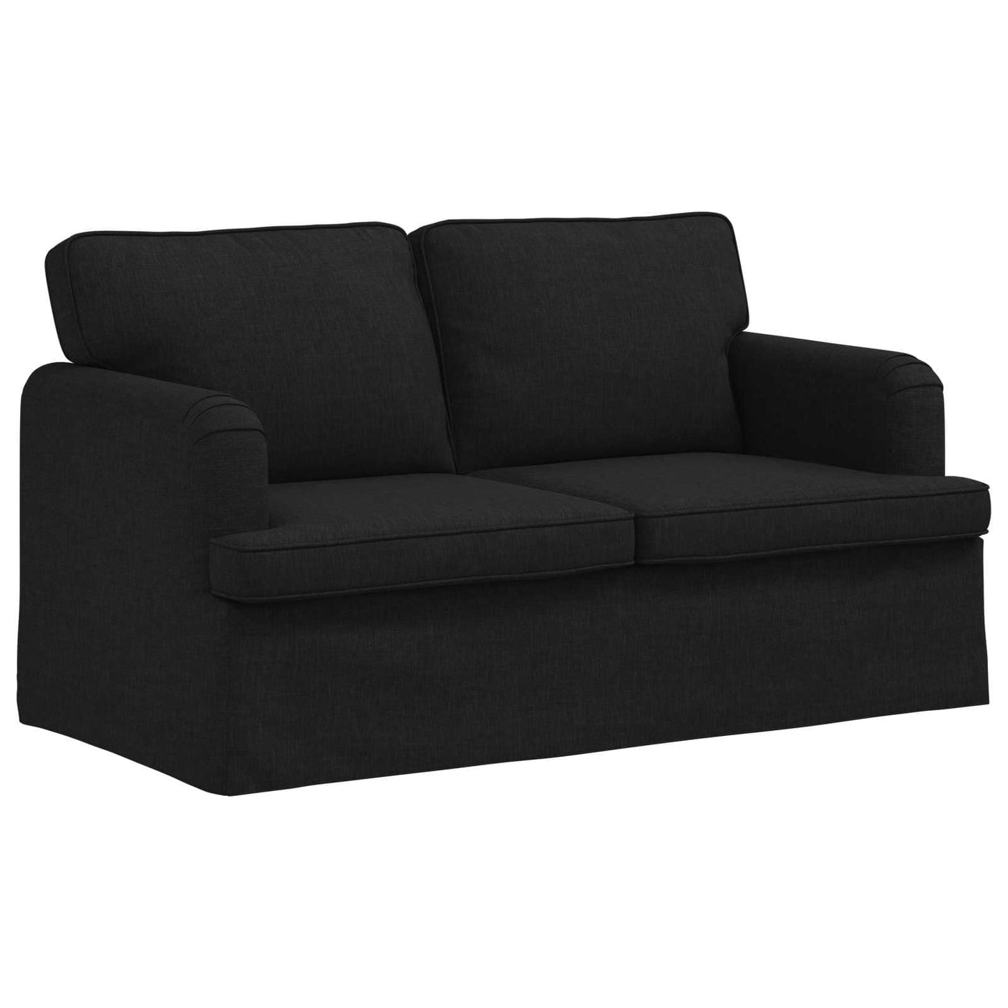 Sofa Schwarz 144 x 80 x 85 cm Stoff