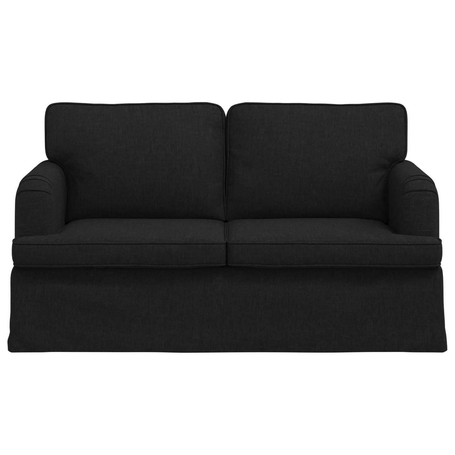 Sofa Schwarz 144 x 80 x 85 cm Stoff
