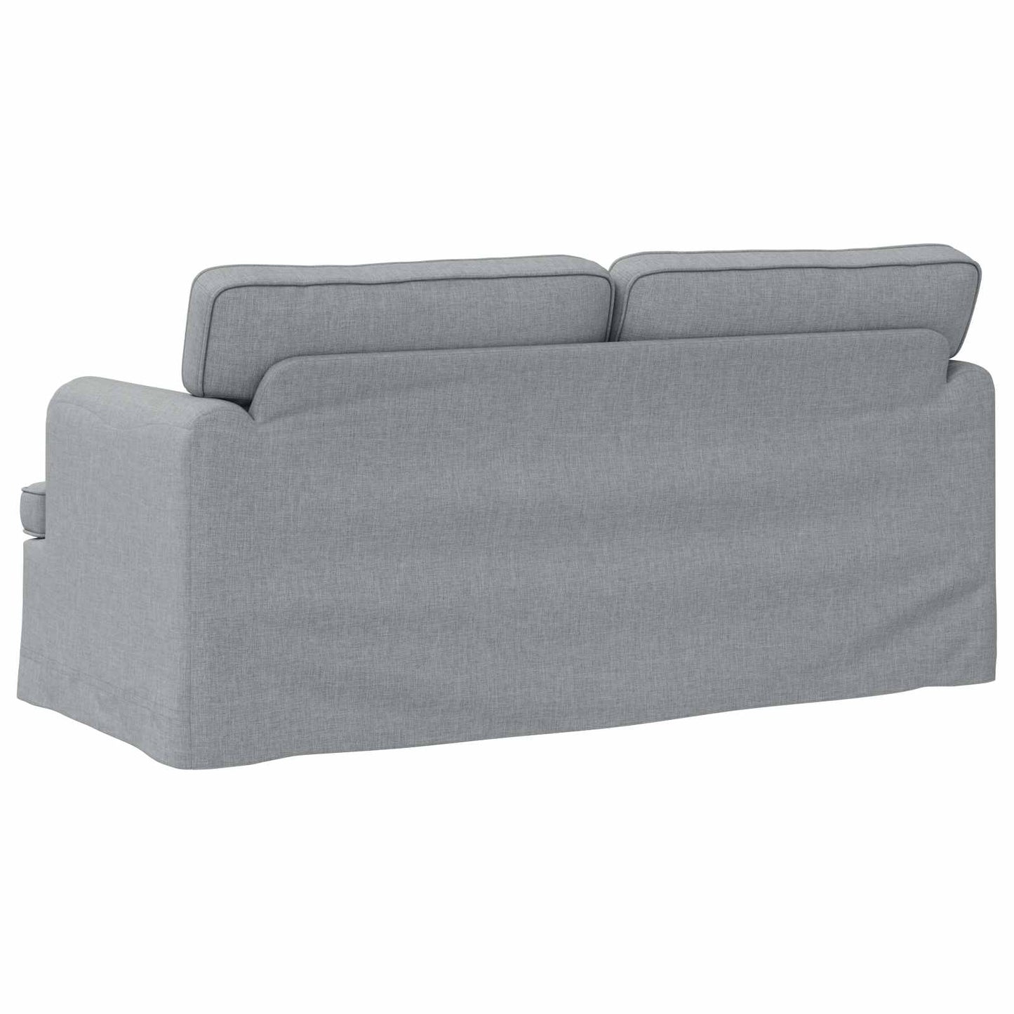 Sofa Hellgrau 162 x 80 x 85 cm Stoff