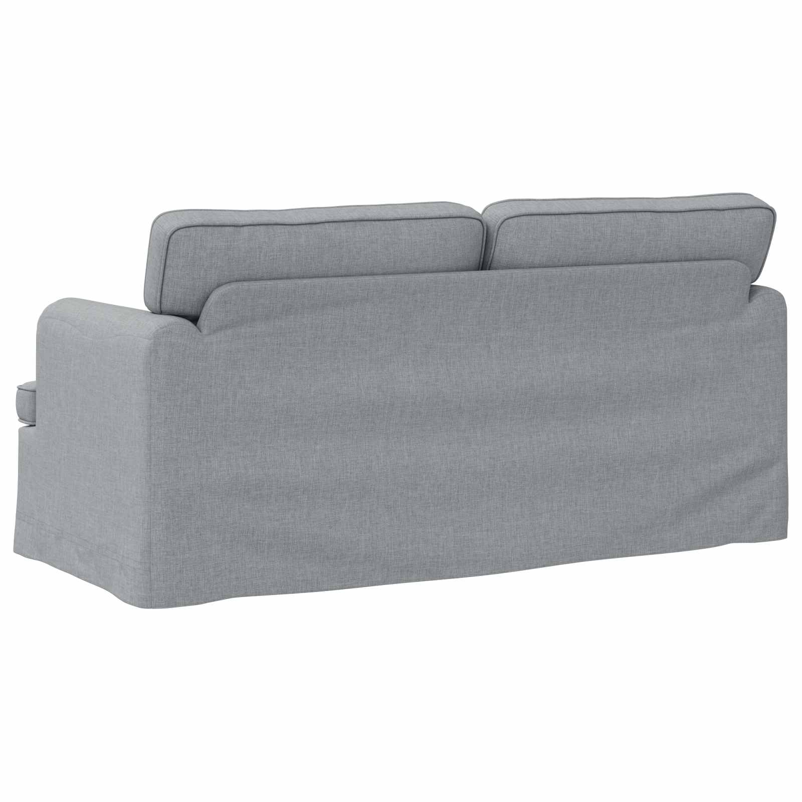 Sofa Hellgrau 162 x 80 x 85 cm Stoff