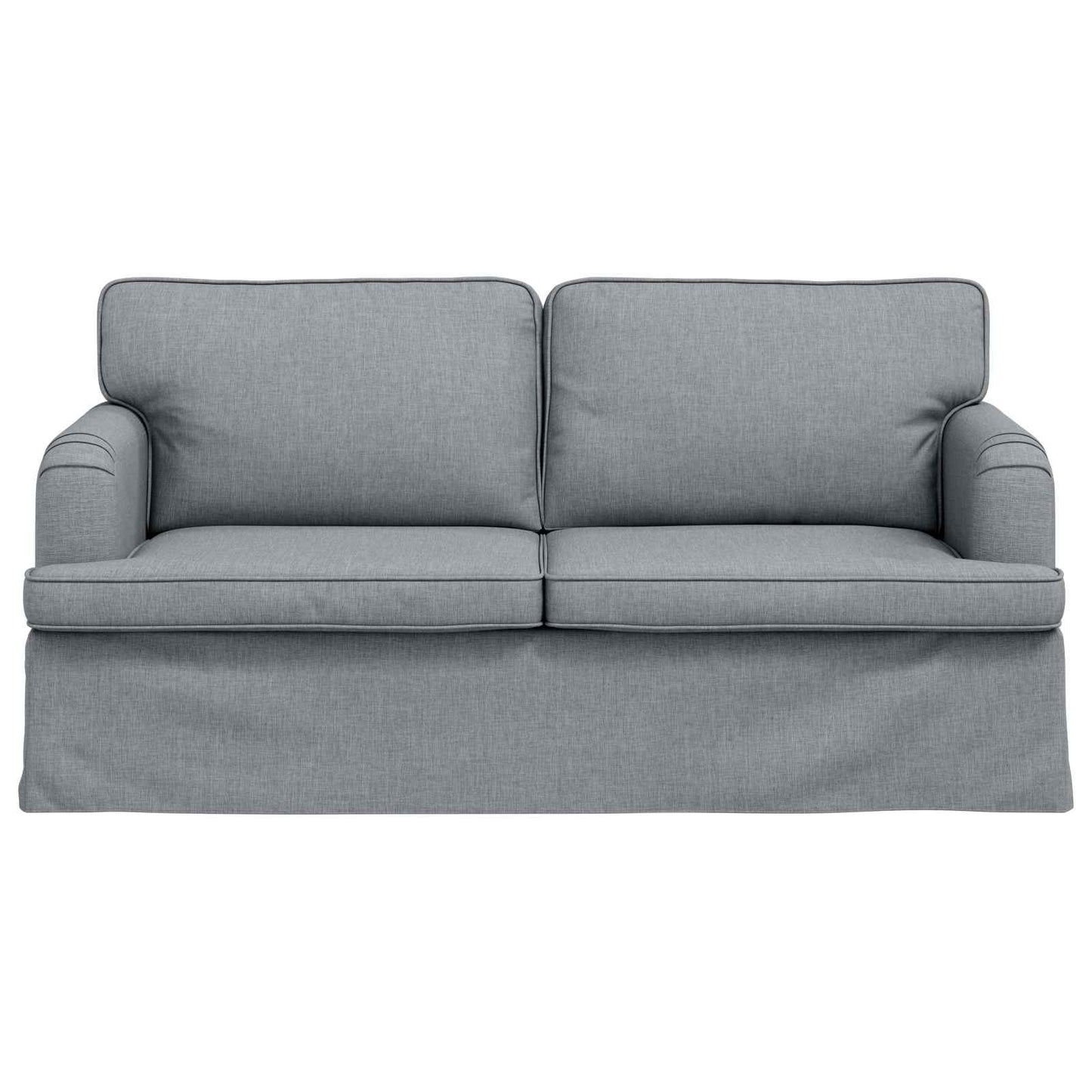 Sofa Hellgrau 162 x 80 x 85 cm Stoff