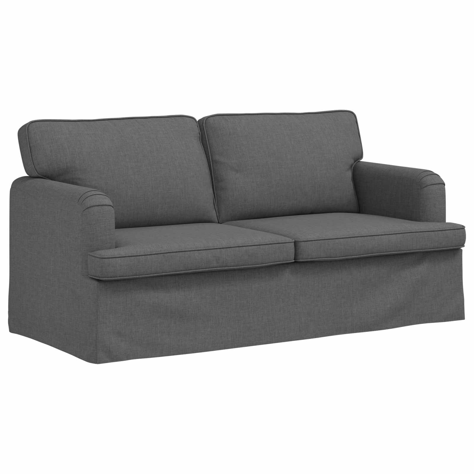 Sofa Dunkelgrau 162 x 80 x 85 cm Stoff