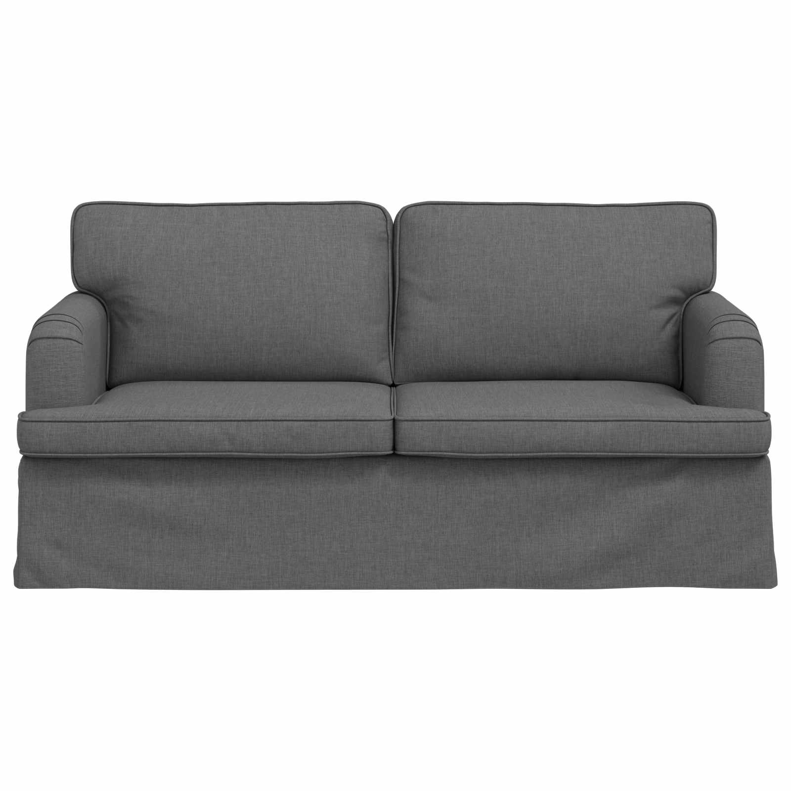 Sofa Dunkelgrau 162 x 80 x 85 cm Stoff