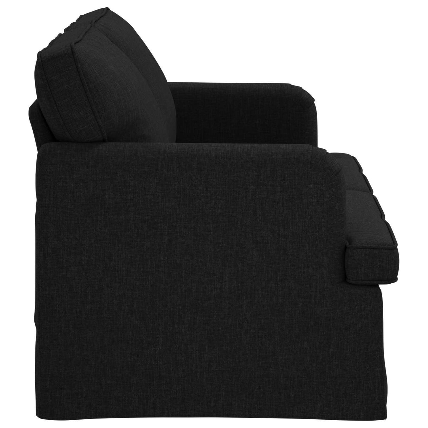 Sofa Schwarz 162 x 80 x 85 cm Stoff