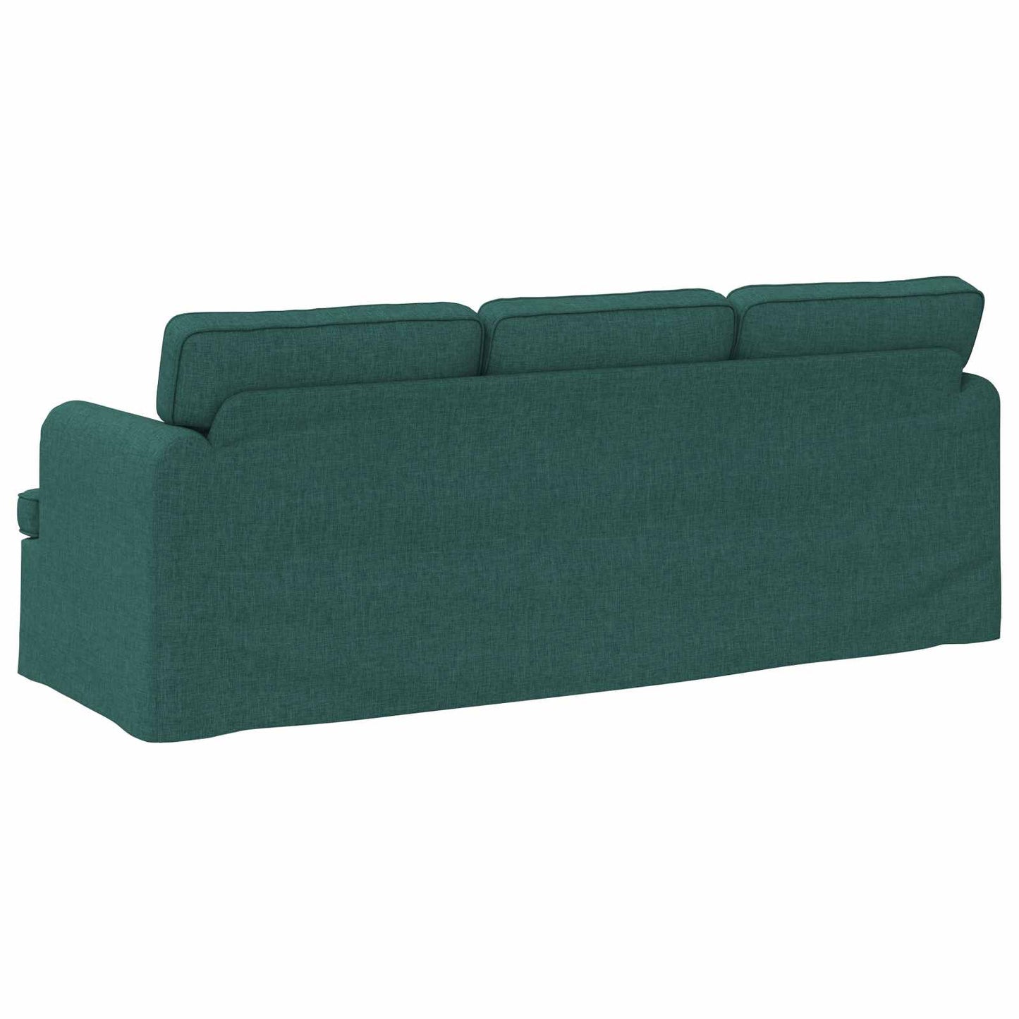 Sofa Dunkelgrün 201 x 80 x 85 cm Stoff