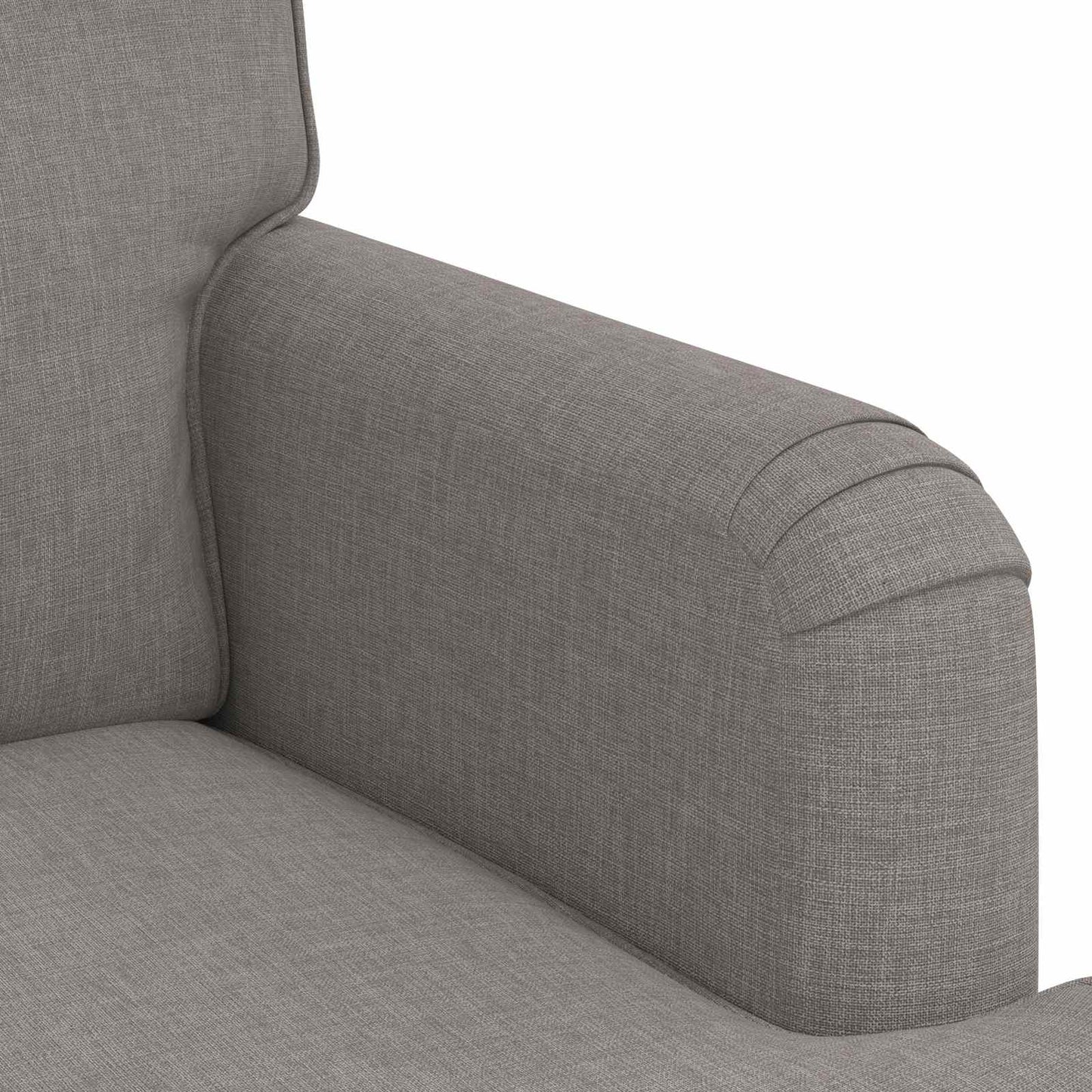 Sofa Taupe 201 x 80 x 85 cm Stoff