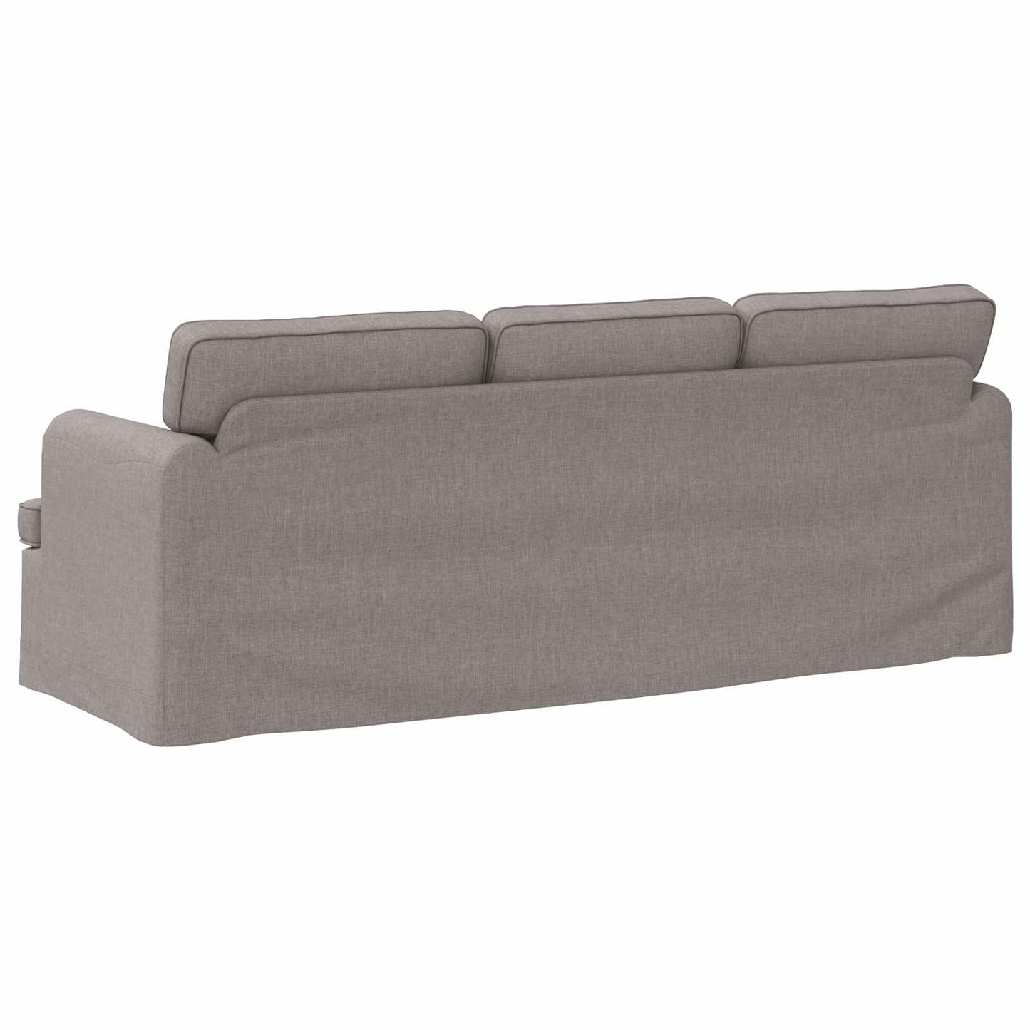 Sofa Taupe 201 x 80 x 85 cm Stoff