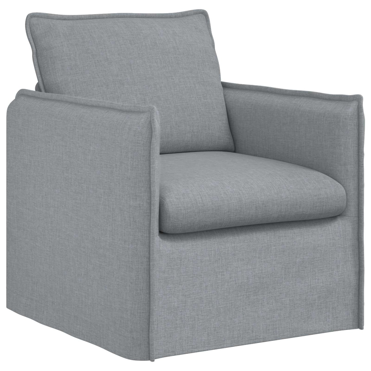 Sofa Hellgrau 75 x 82 x 85 cm Stoff