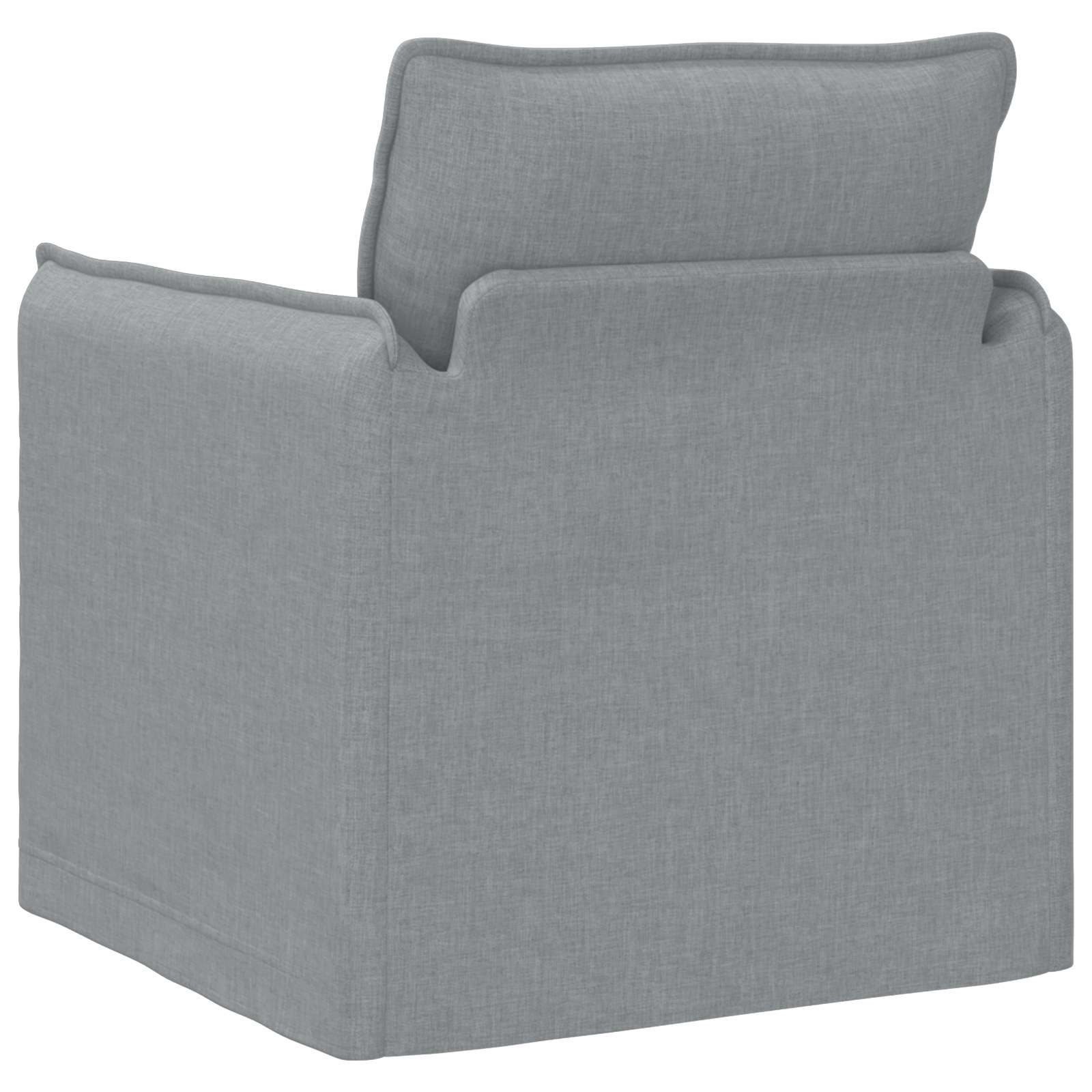 Sofa Hellgrau 75 x 82 x 85 cm Stoff