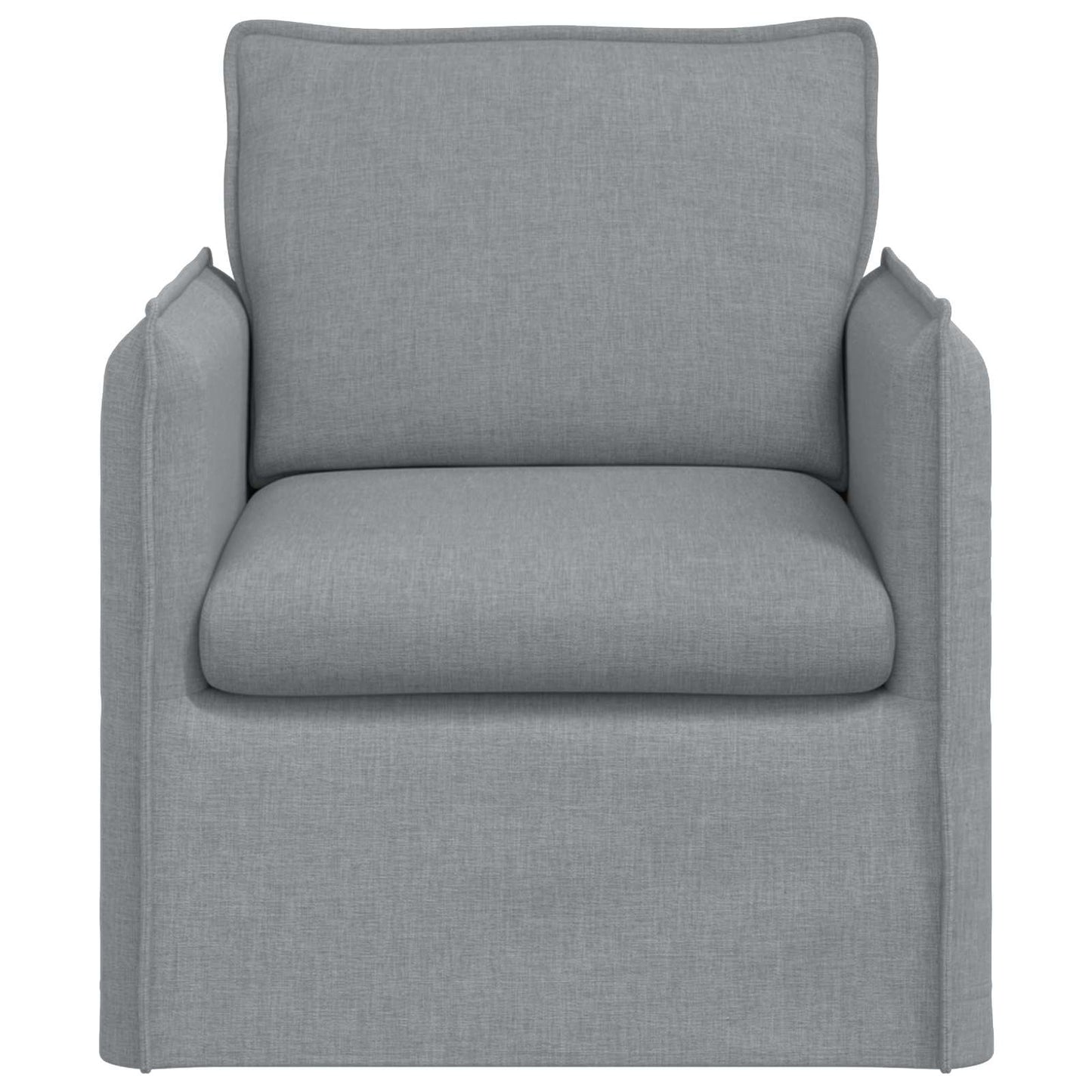 Sofa Hellgrau 75 x 82 x 85 cm Stoff