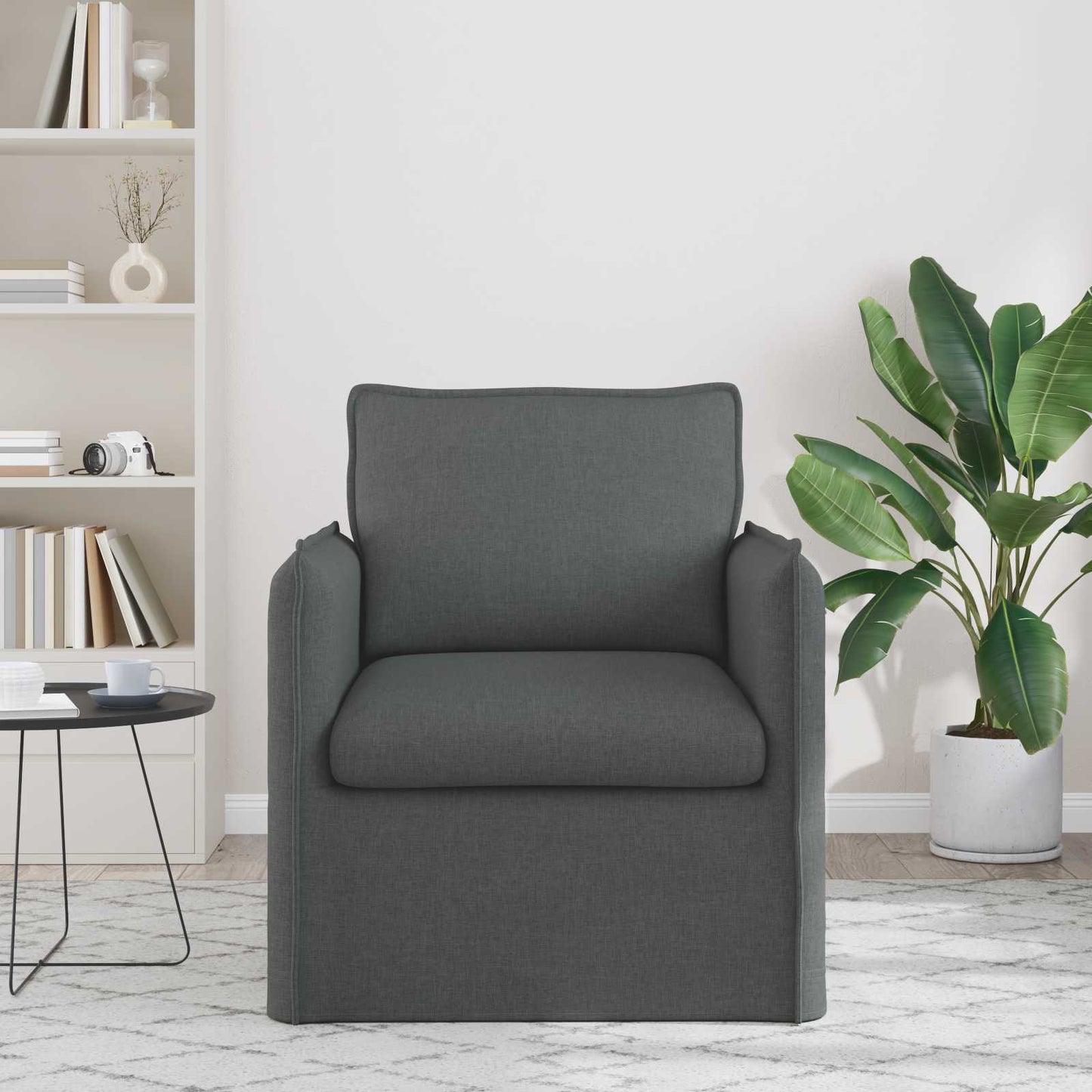 Sofa Dunkelgrau 75 x 82 x 85 cm Stoff