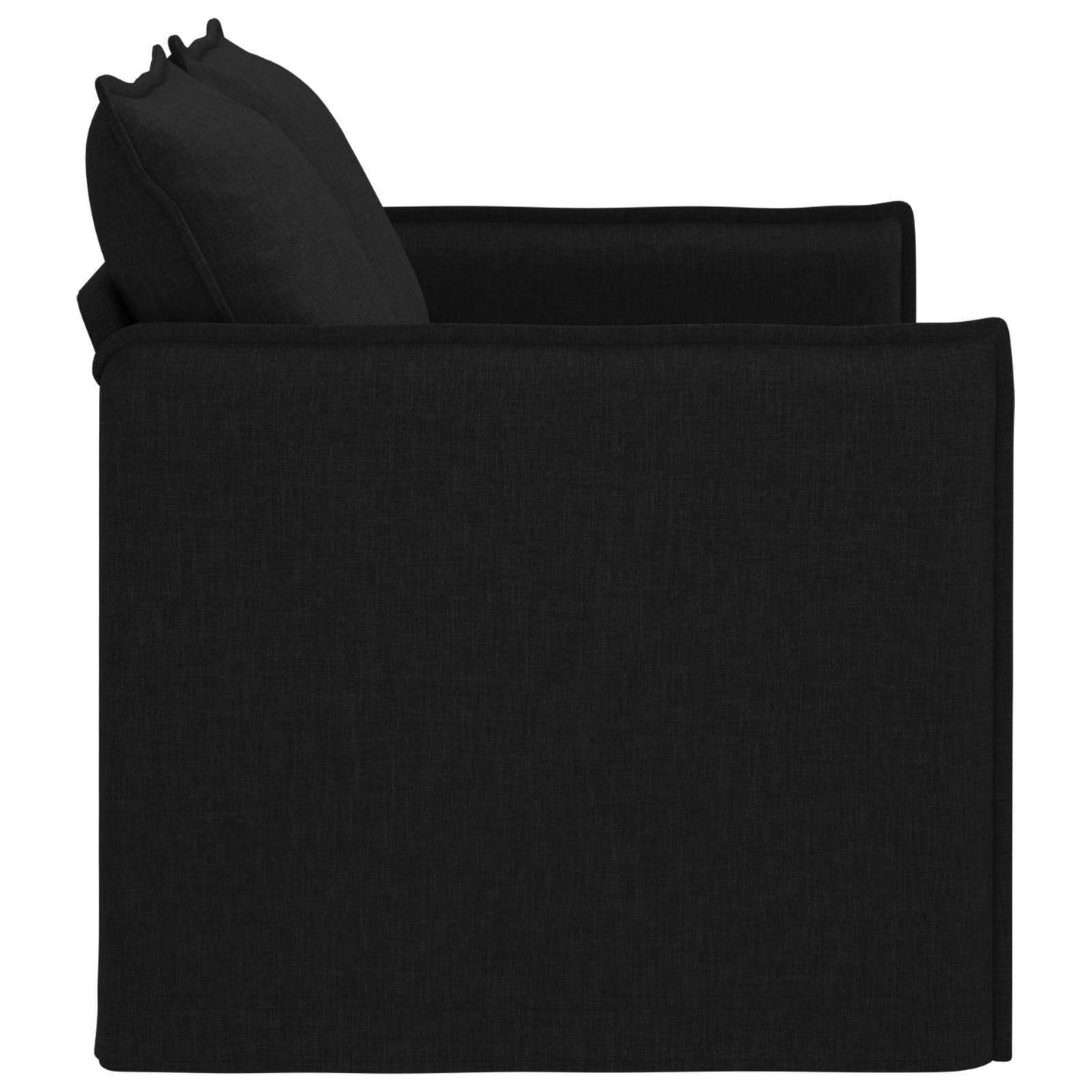 Sofa Schwarz 136 x 82 x 85 cm Stoff