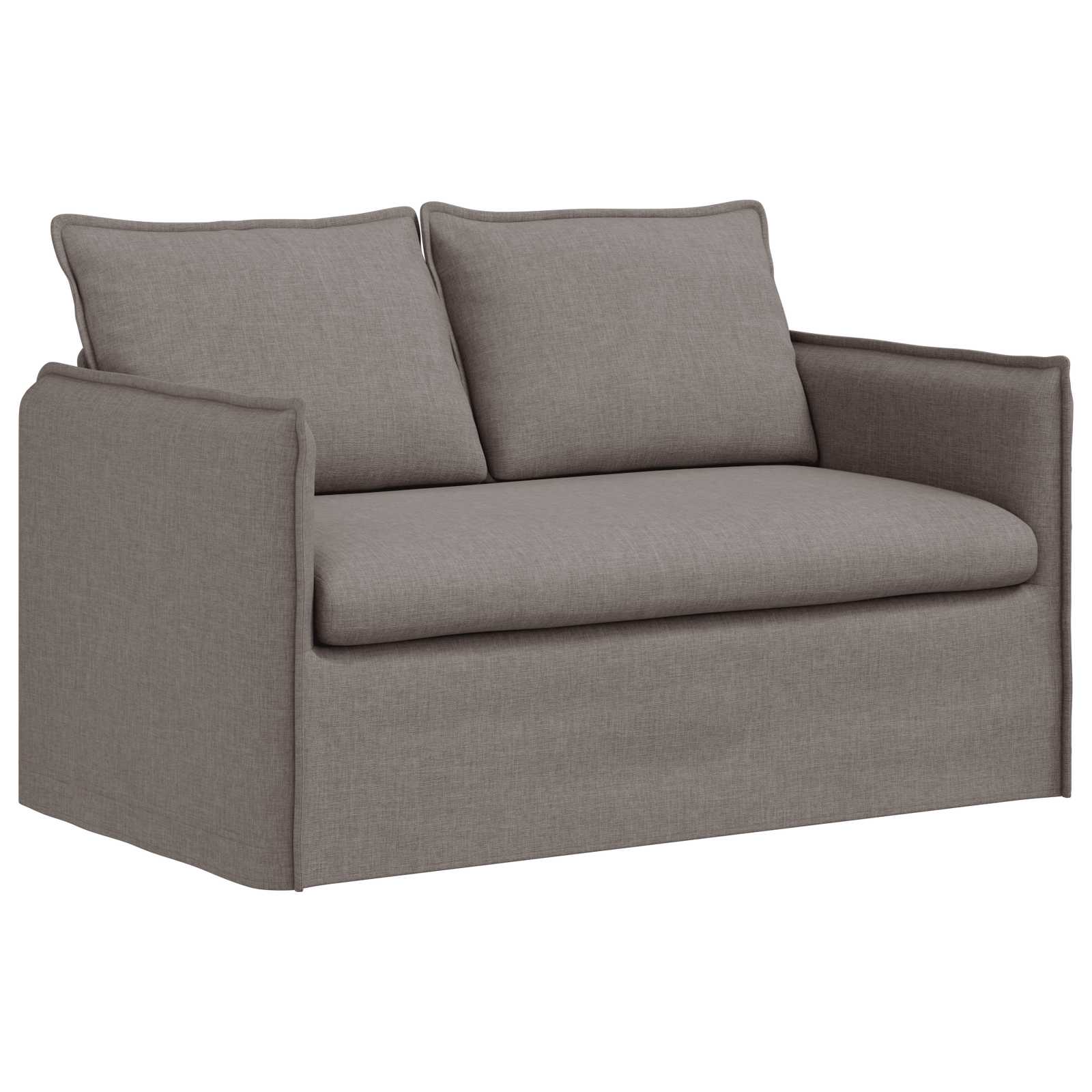 Sofa Taupe 136 x 82 x 85 cm Stoff