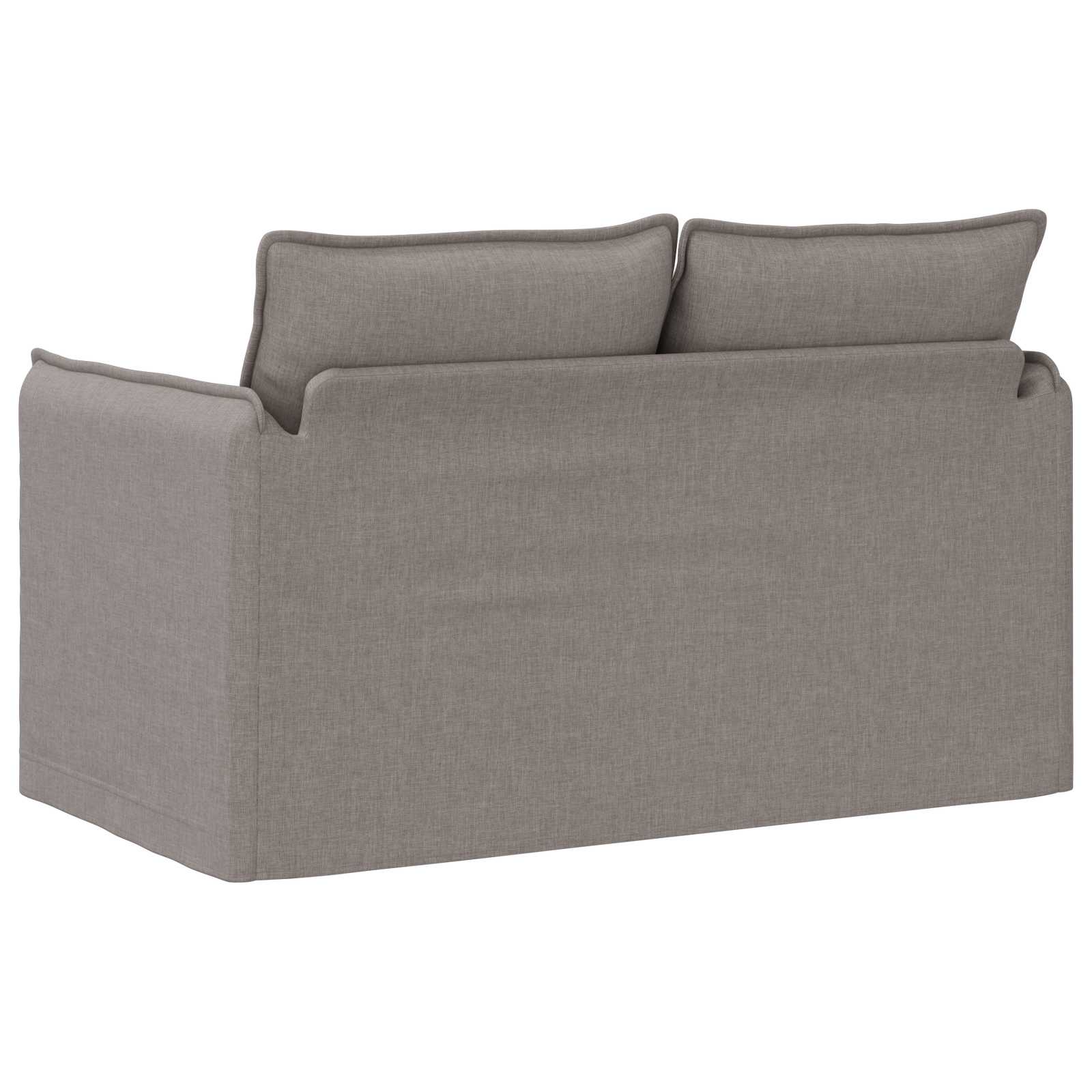 Sofa Taupe 136 x 82 x 85 cm Stoff