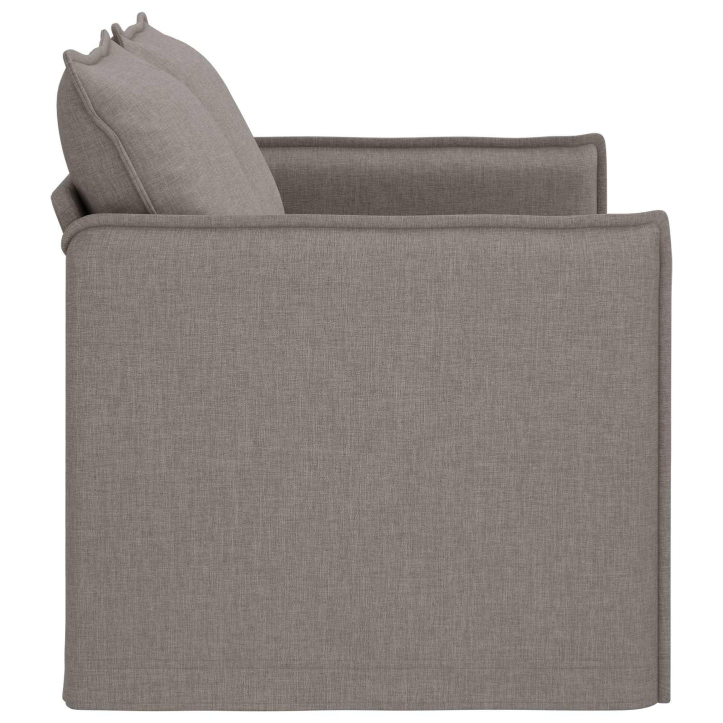 Sofa Taupe 136 x 82 x 85 cm Stoff