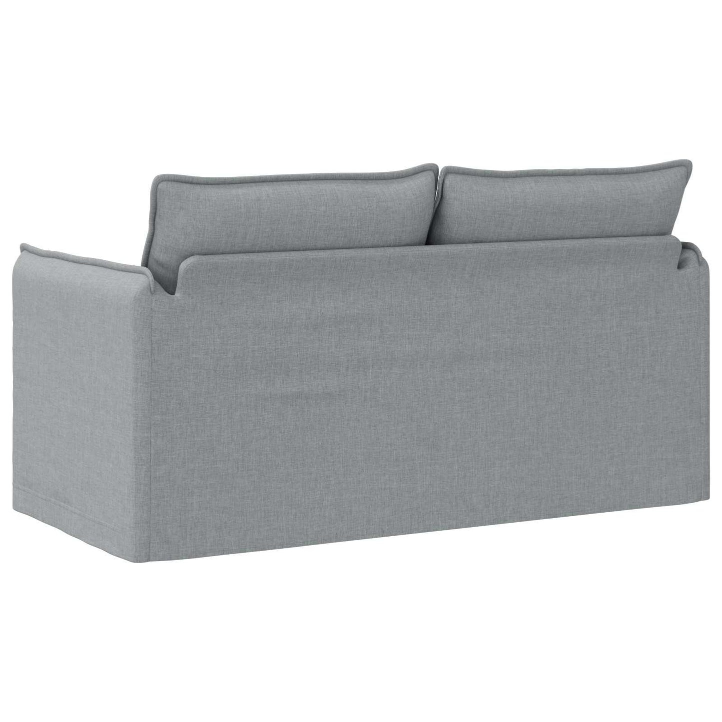 Sofa Hellgrau 156 x 82 x 85 cm Stoff