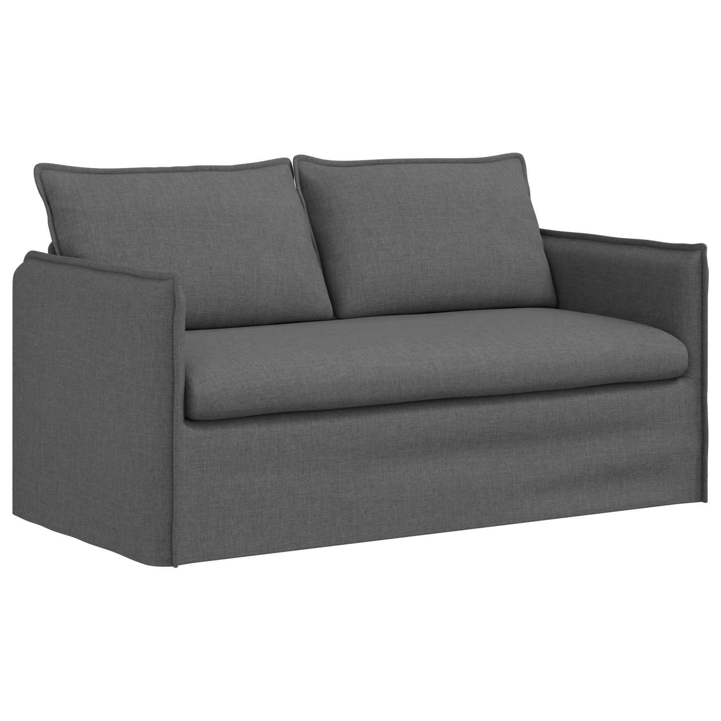 Sofa Dunkelgrau 156 x 82 x 85 cm Stoff