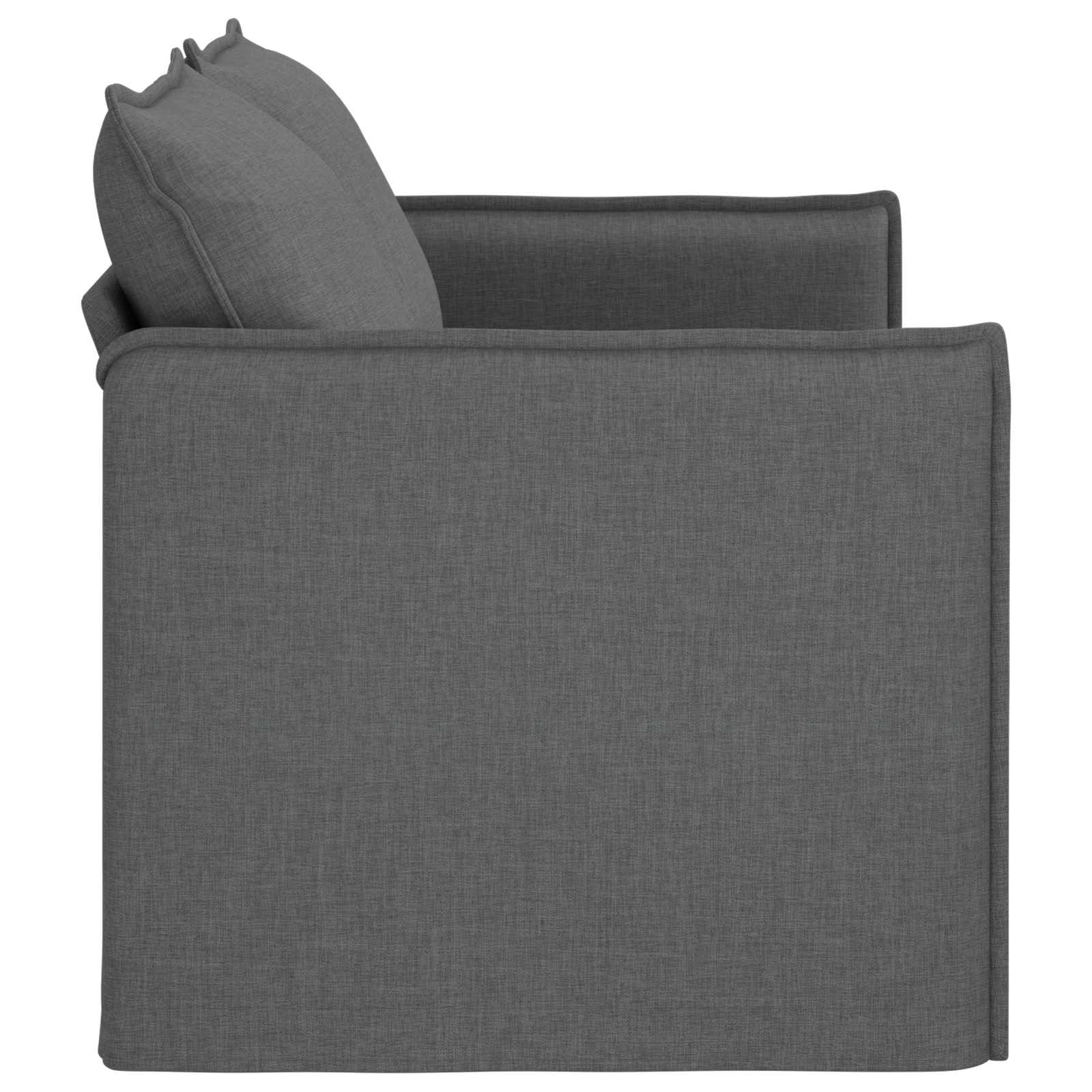 Sofa Dunkelgrau 156 x 82 x 85 cm Stoff