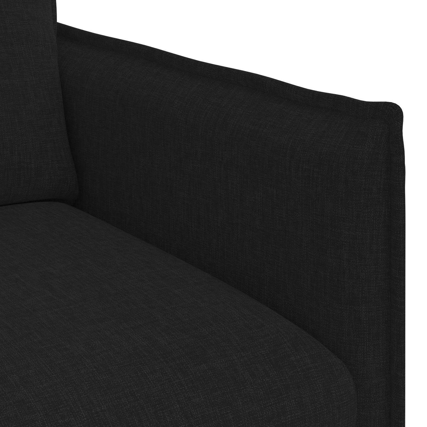 Sofa Schwarz 156 x 82 x 85 cm Stoff
