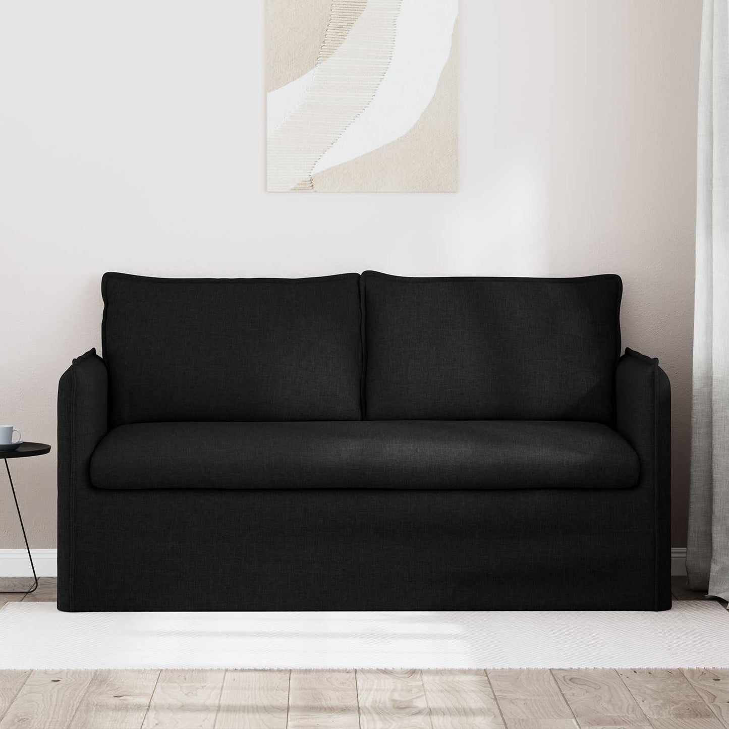 Sofa Schwarz 156 x 82 x 85 cm Stoff