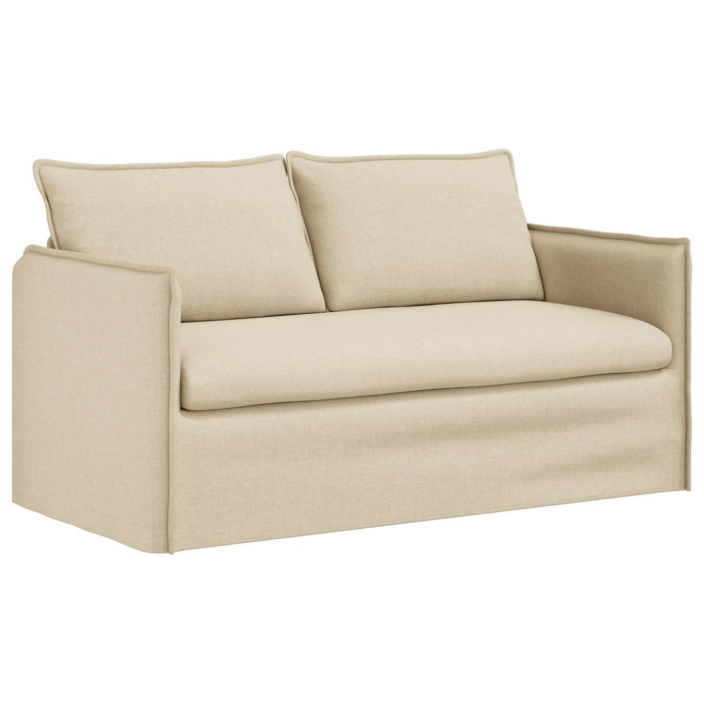 Sofa Creme 156 x 82 x 85 cm Stoff