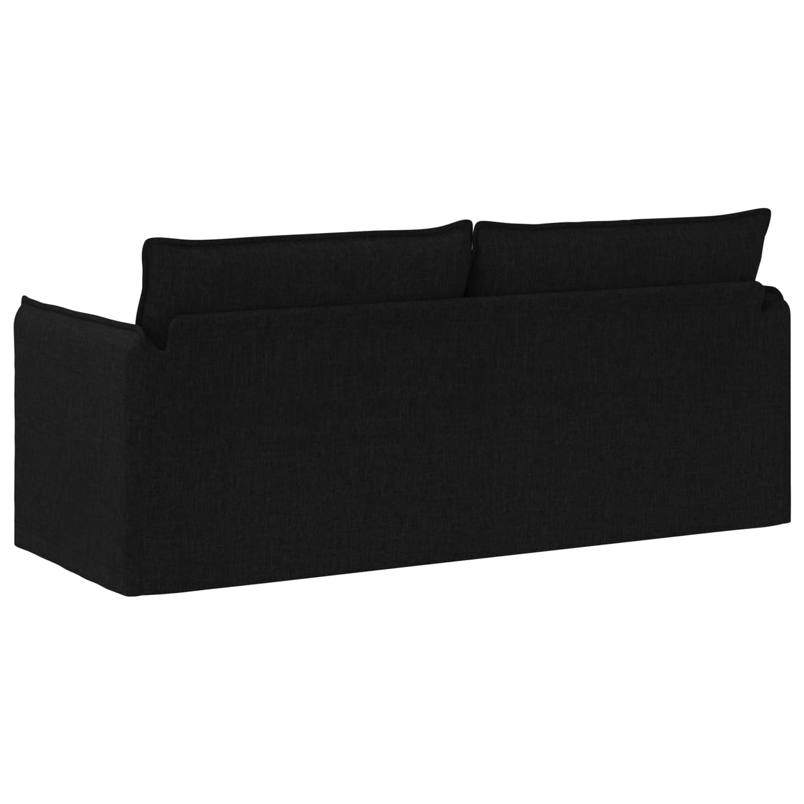 Sofa Schwarz 196 x 82 x 85 cm Stoff
