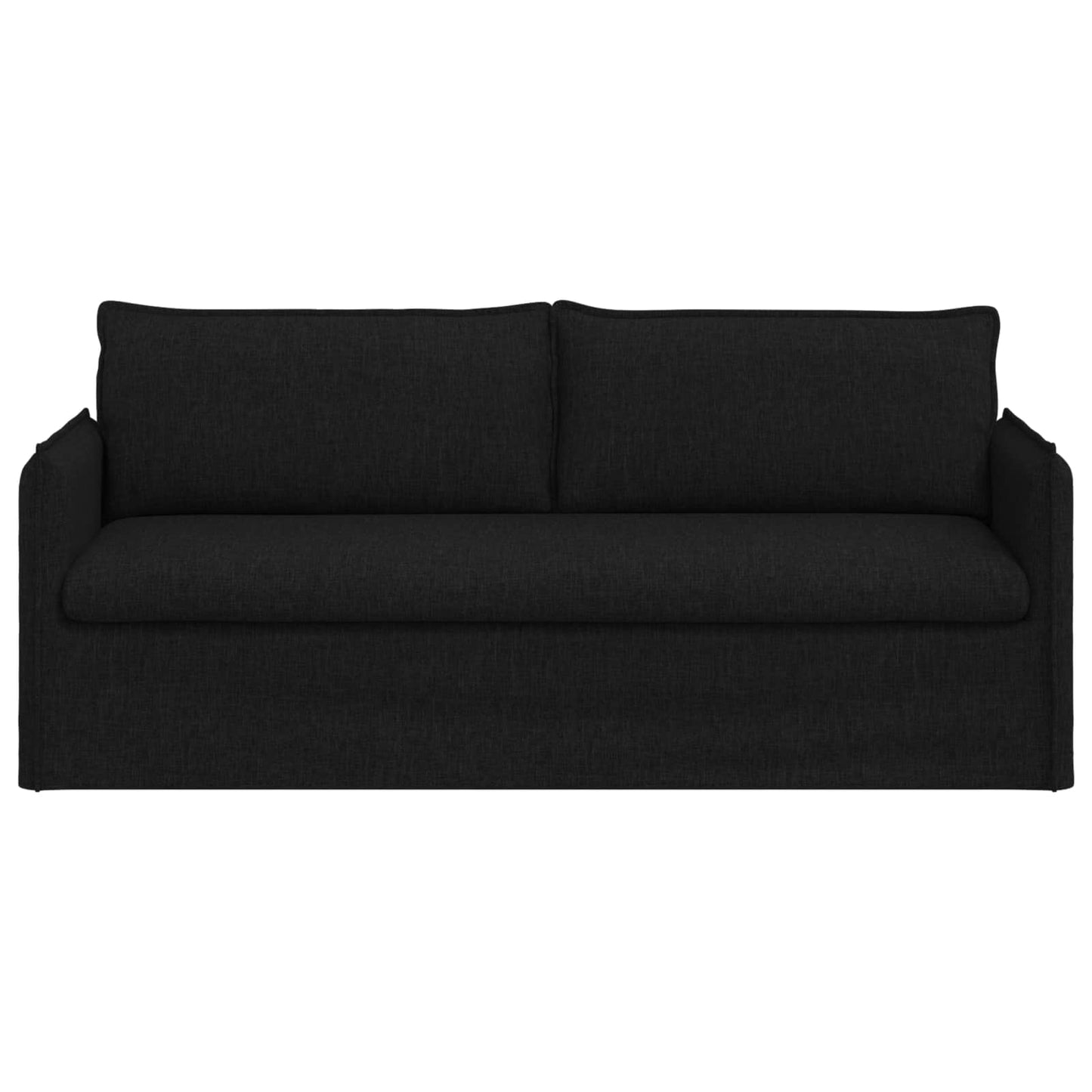 Sofa Schwarz 196 x 82 x 85 cm Stoff