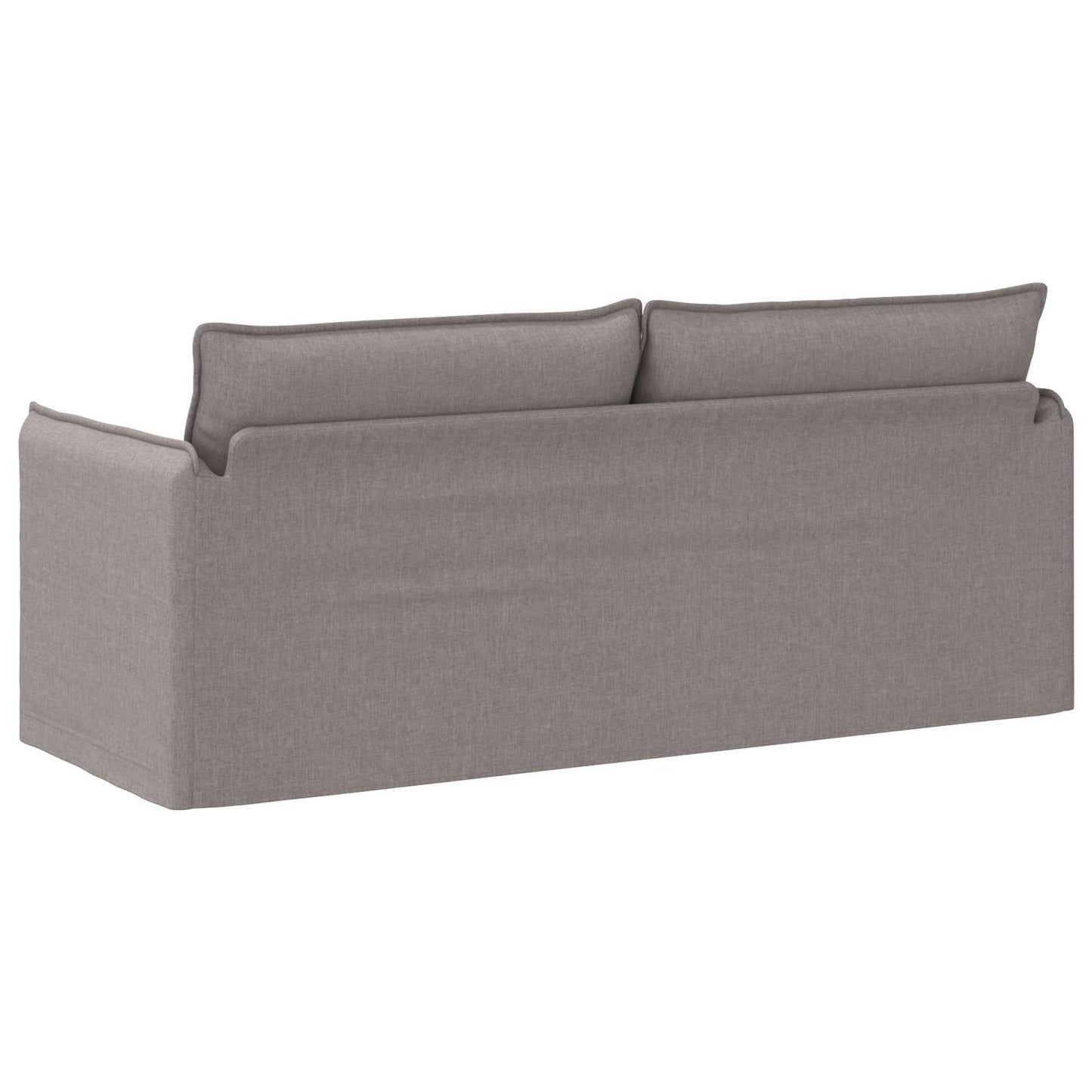 Sofa Taupe 196 x 82 x 85 cm Stoff