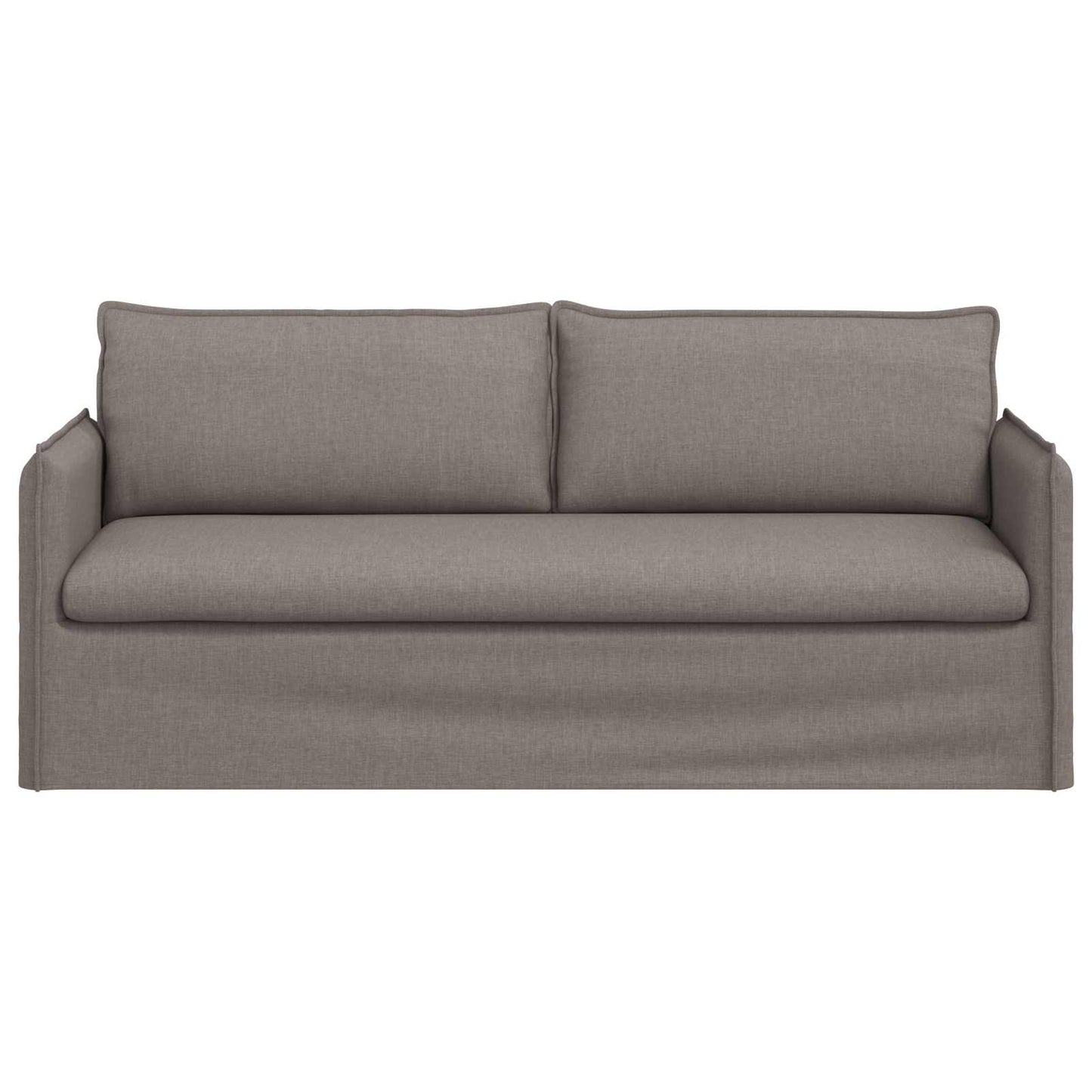 Sofa Taupe 196 x 82 x 85 cm Stoff