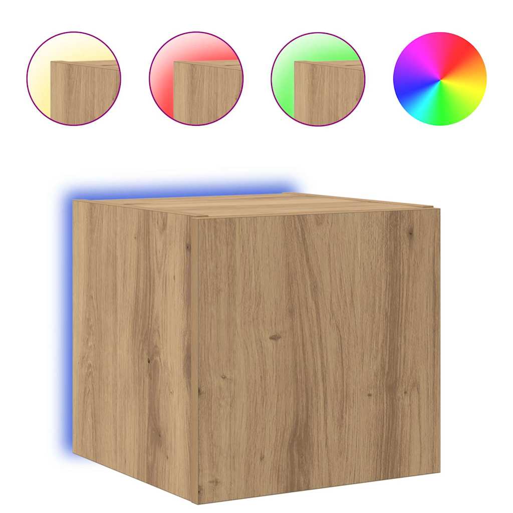 TV-Wandschrank 30,5 x 35 x 30 cm Kunsthandwerk Eiche
