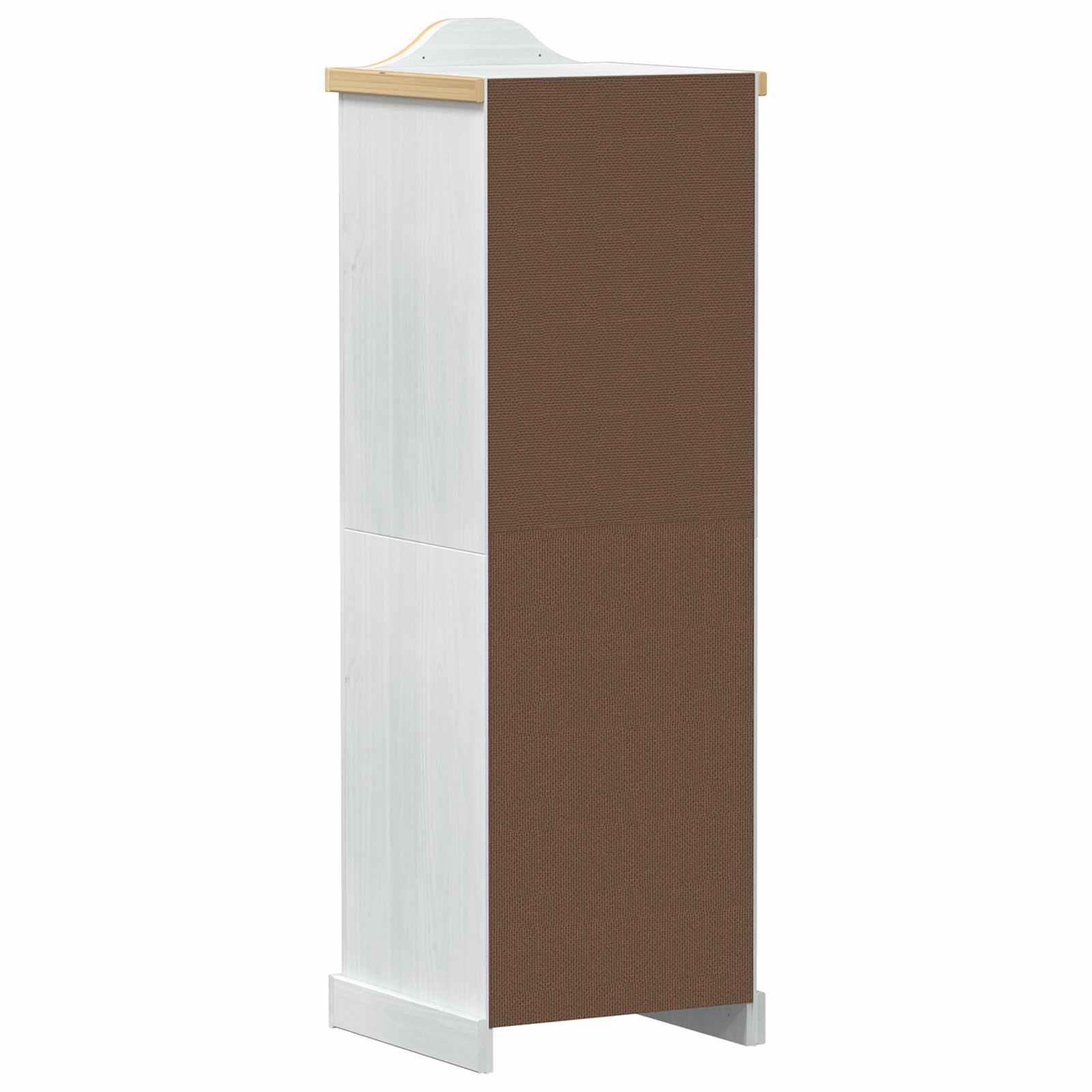 Kleiderschränke Weiß 55 x 52 x 170 cm Massives Kiefernholz