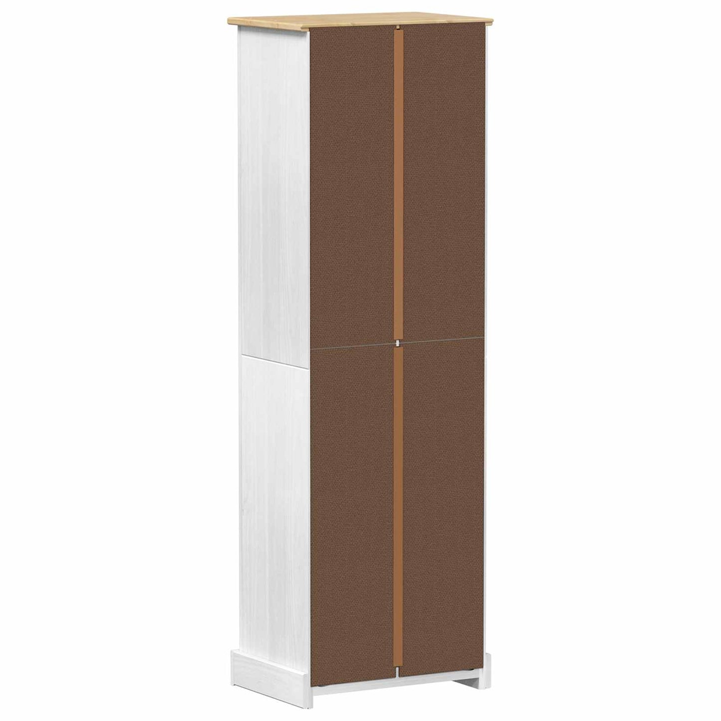 Kleiderschränke Weiß 55 x 38 x 170 cm Massives Kiefernholz