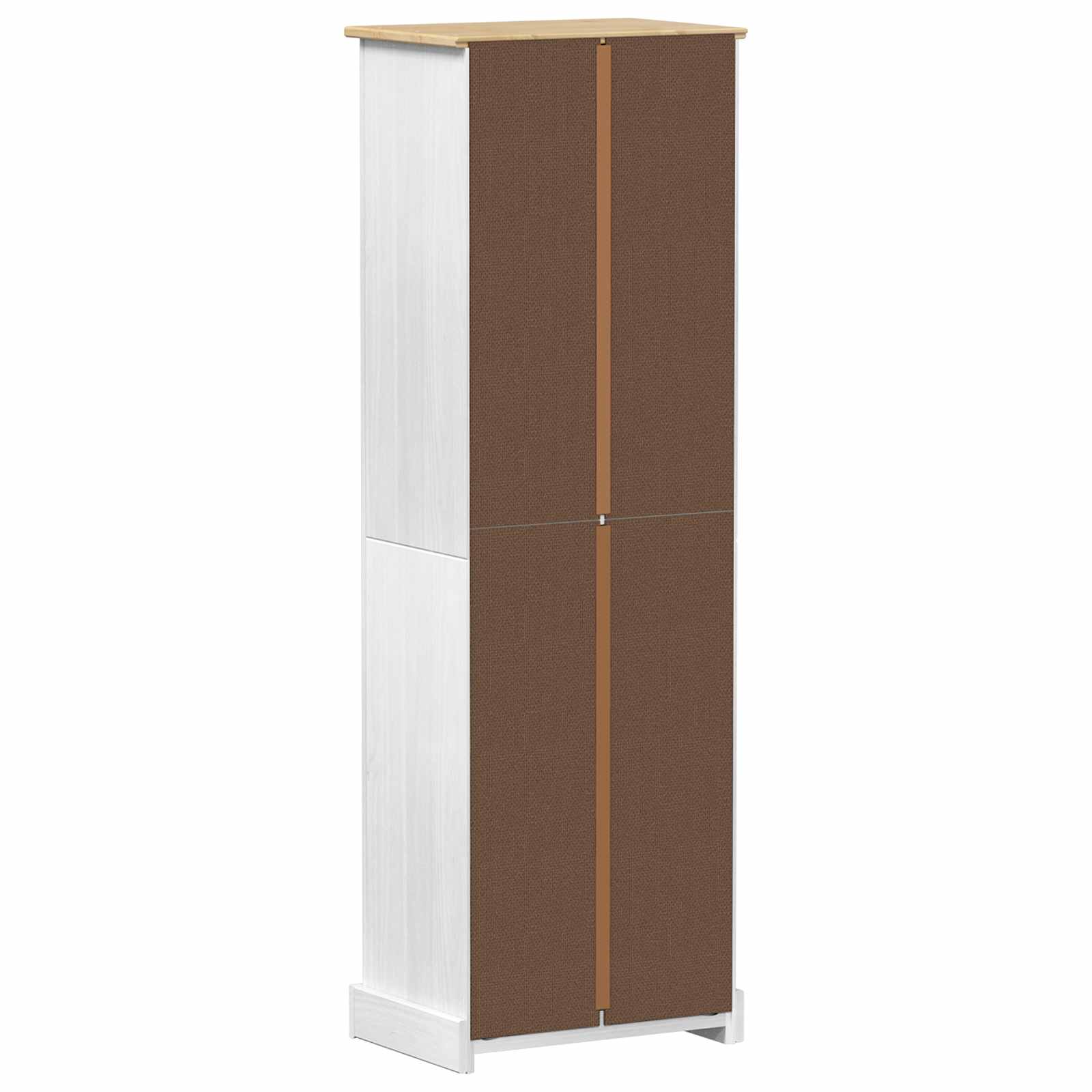 Kleiderschränke Weiß 55 x 38 x 170 cm Massives Kiefernholz
