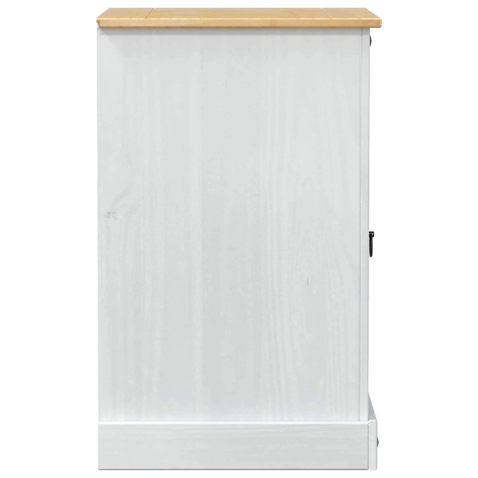 HiFi-Schrank Weiß 60 x 50 x 82 cm Massives Kiefernholz